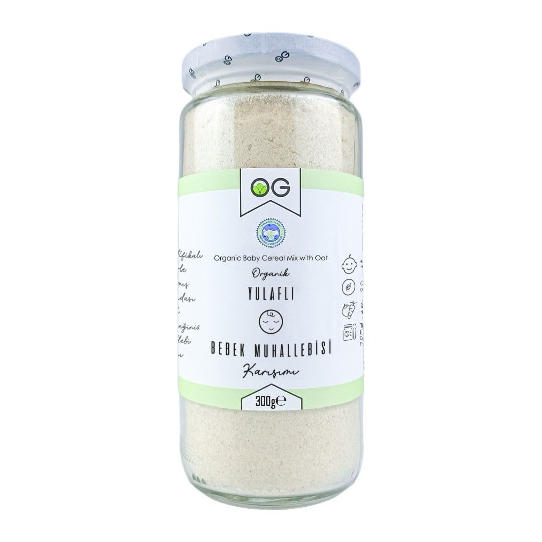 Og Natural Organik Yulaflı Bebek Muhallebisi Karışımı 300 G