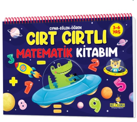 Oyna Eğlen Öğren – Cırt Cırtlı Matematik Kitabım: 3-6 Yaş