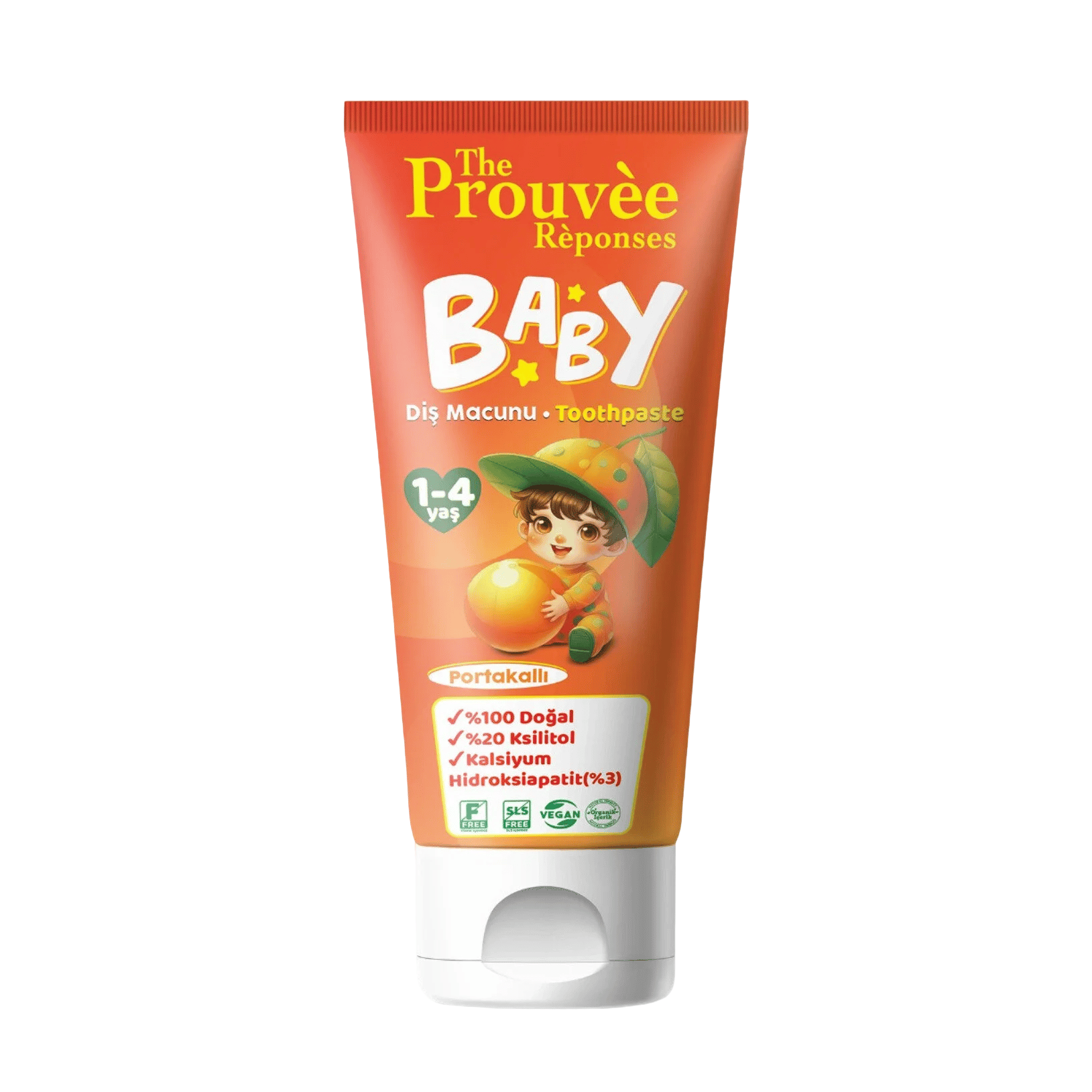 The Prouvee Reponses Organik Çocuk Diş Macunu Portakallı 35 Ml