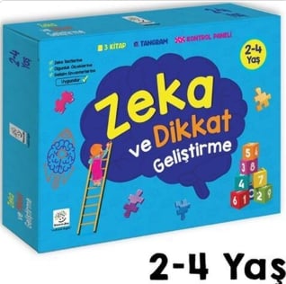 Yaş Zeka Ve Dikkat Geliştirme Seti (Zeka Testleri, Dil Gelişimi, İnce Motor, Mantıksal Düşünme, 2-4
