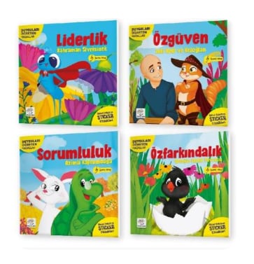 Yükselen Zeka Duygu Eğitimi Emojili Masallar Serisi 4 Lü Set Kitap