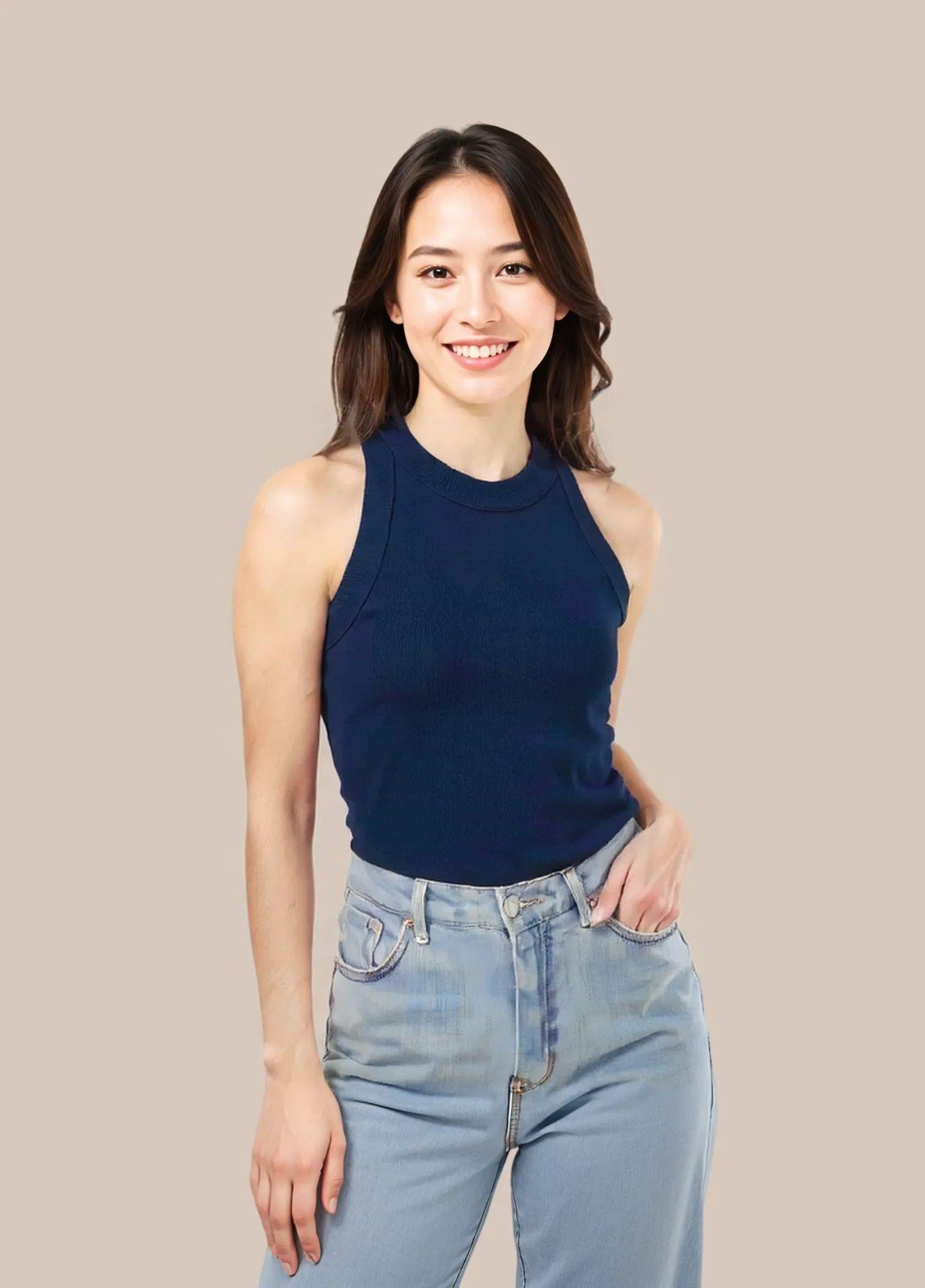 CROP ATLET LACİVERT