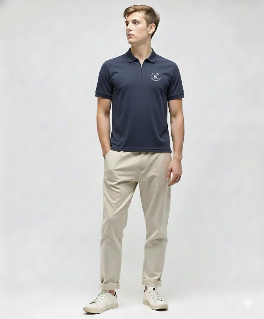 POLO YAKA LACİVERT 