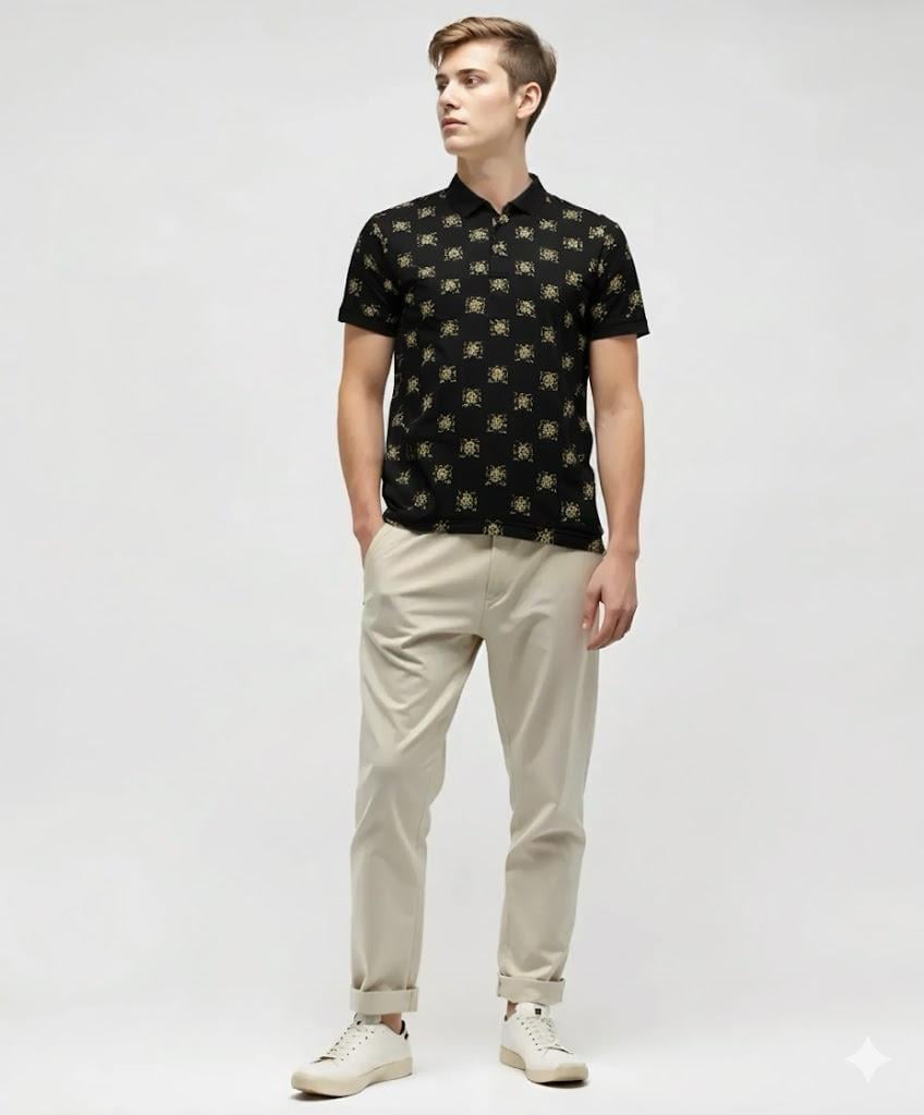POLO YAKA TSHIRT  SİYAH 