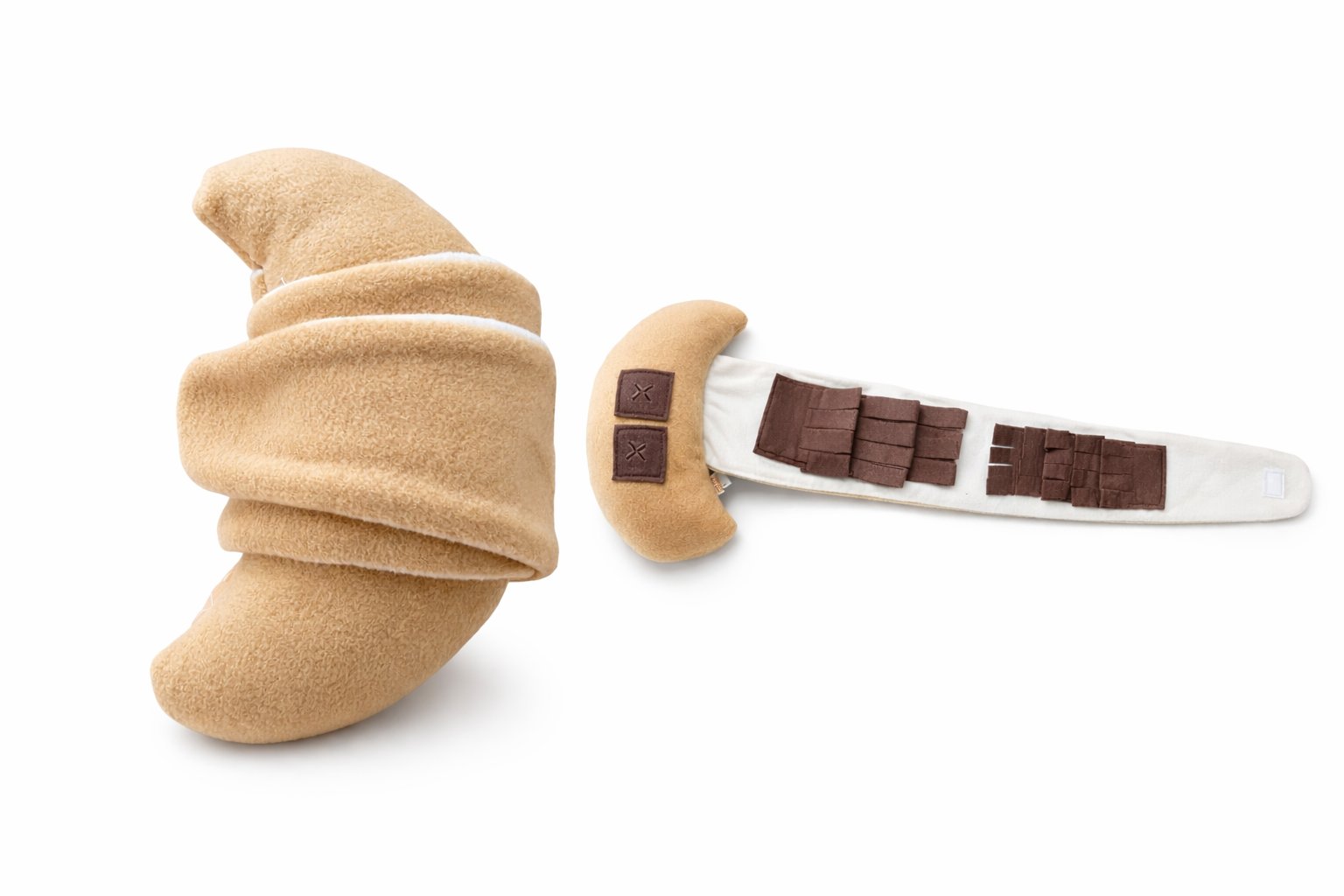 Croissant Nosework Plush Toy