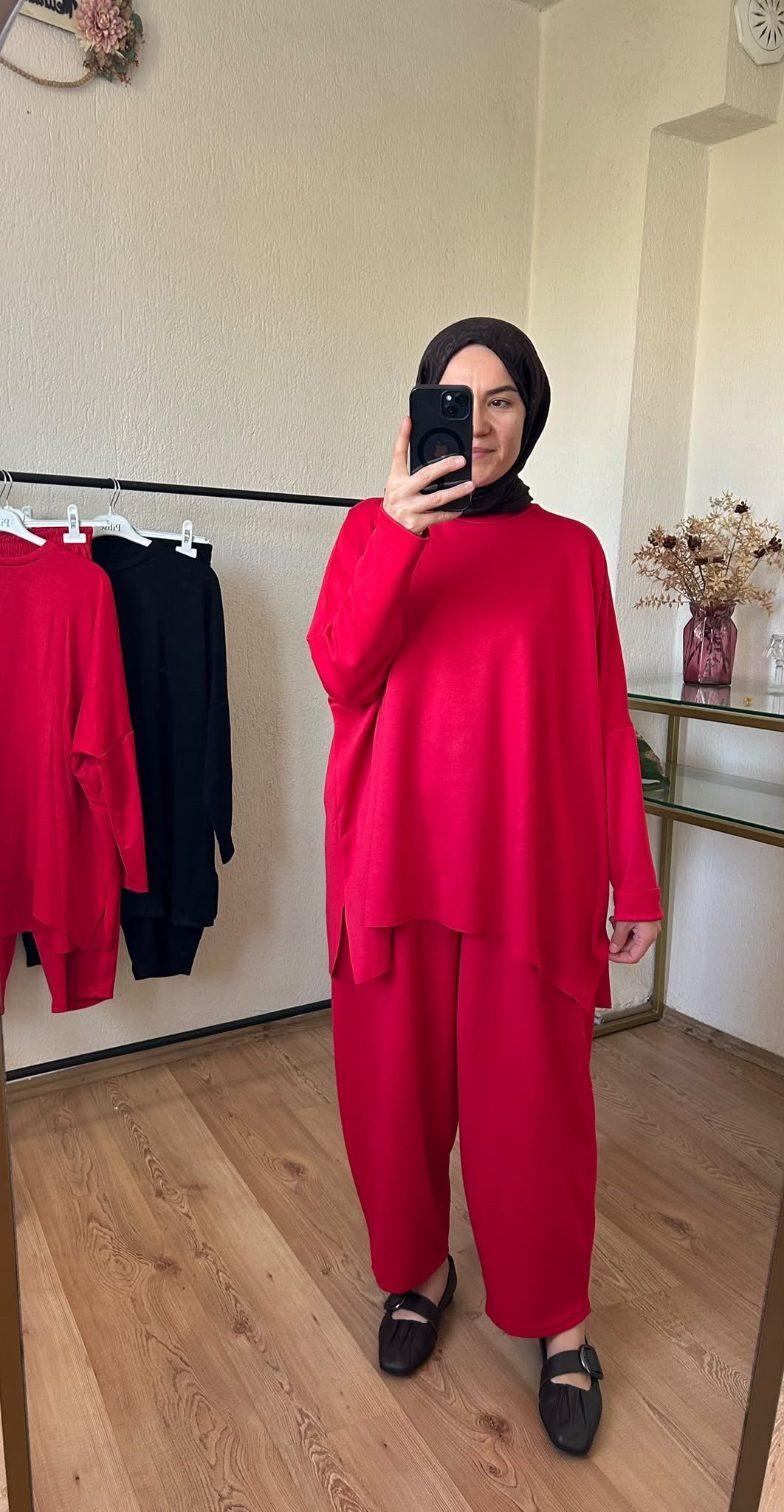 Oysho Kumaş Lena Takım KIRMIZI
