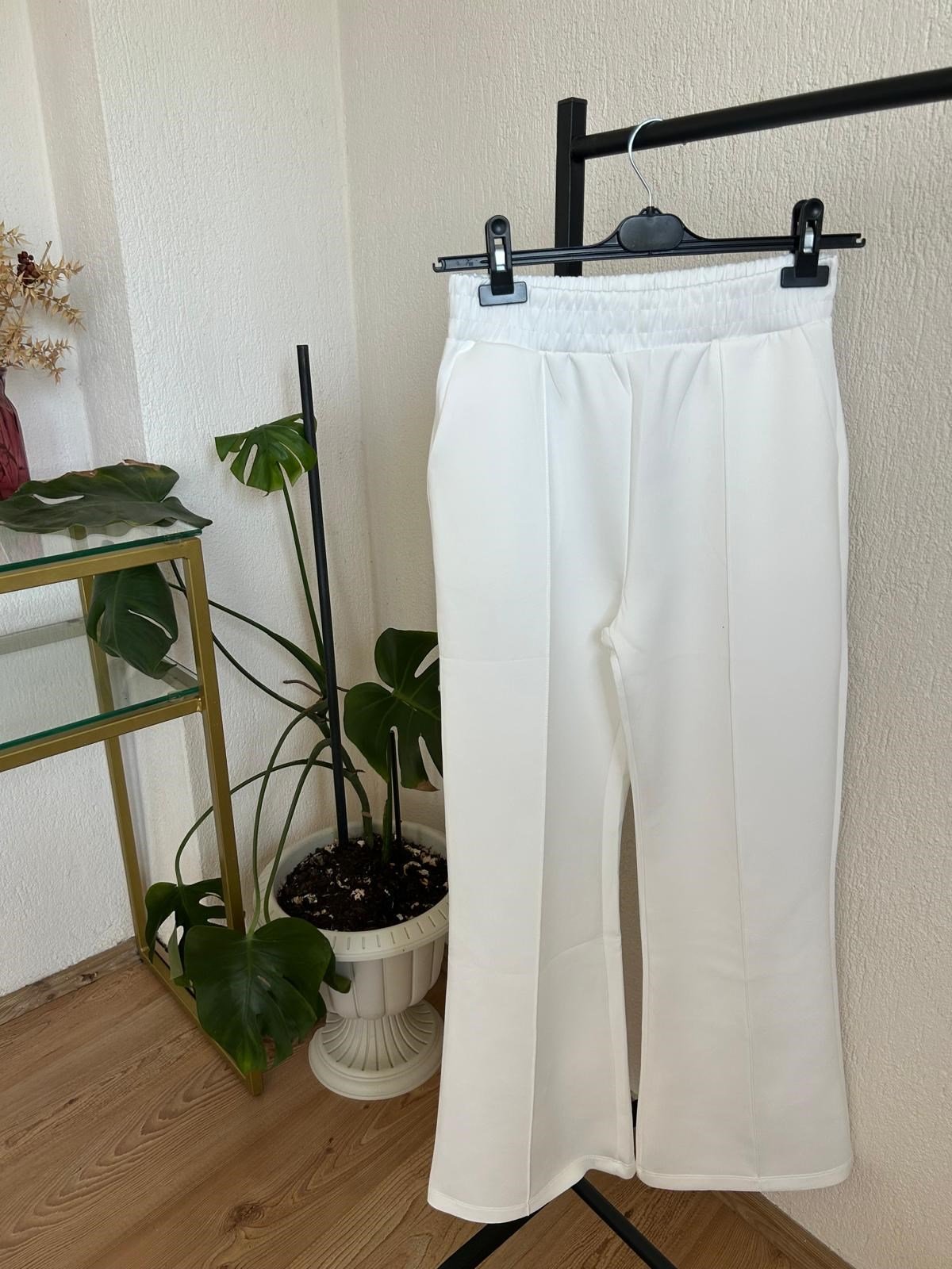 Scuba pantolon 100 cm BEYAZ