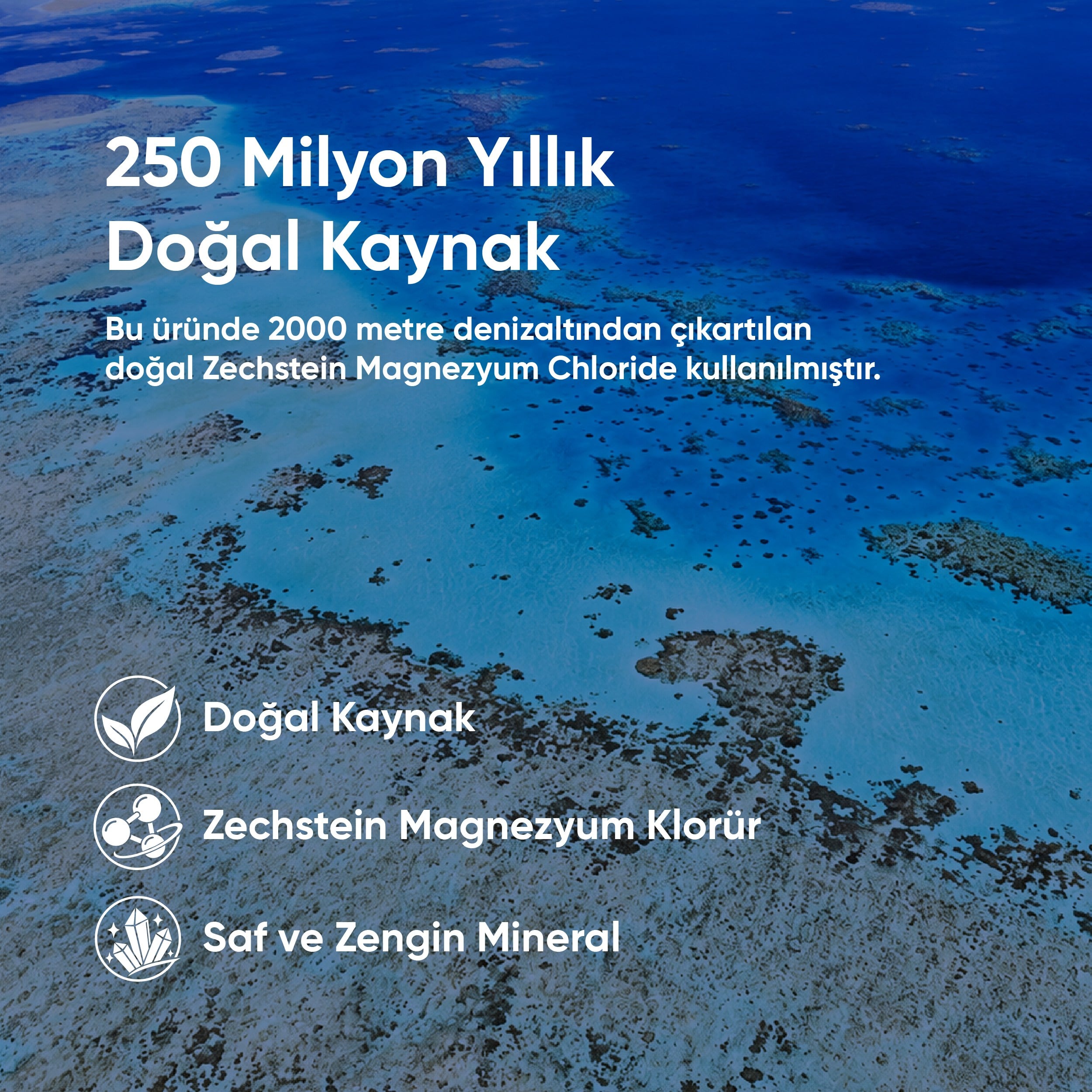 Magnezyum Yağı Vücut Spreyi 200 ml | Doğal & Saf Magnezyum