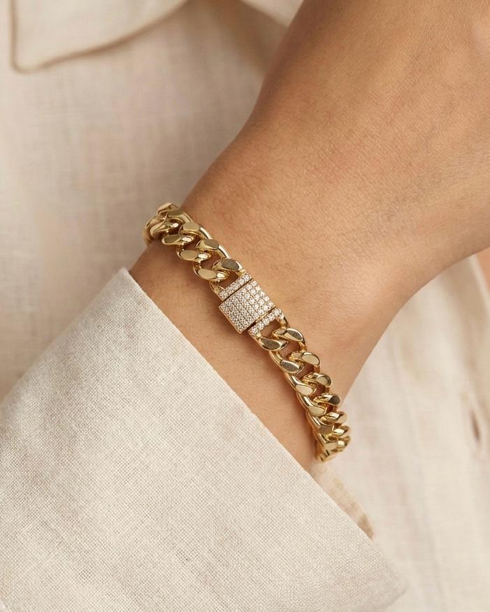 14K Xuping İnce Gurmet Bileklik