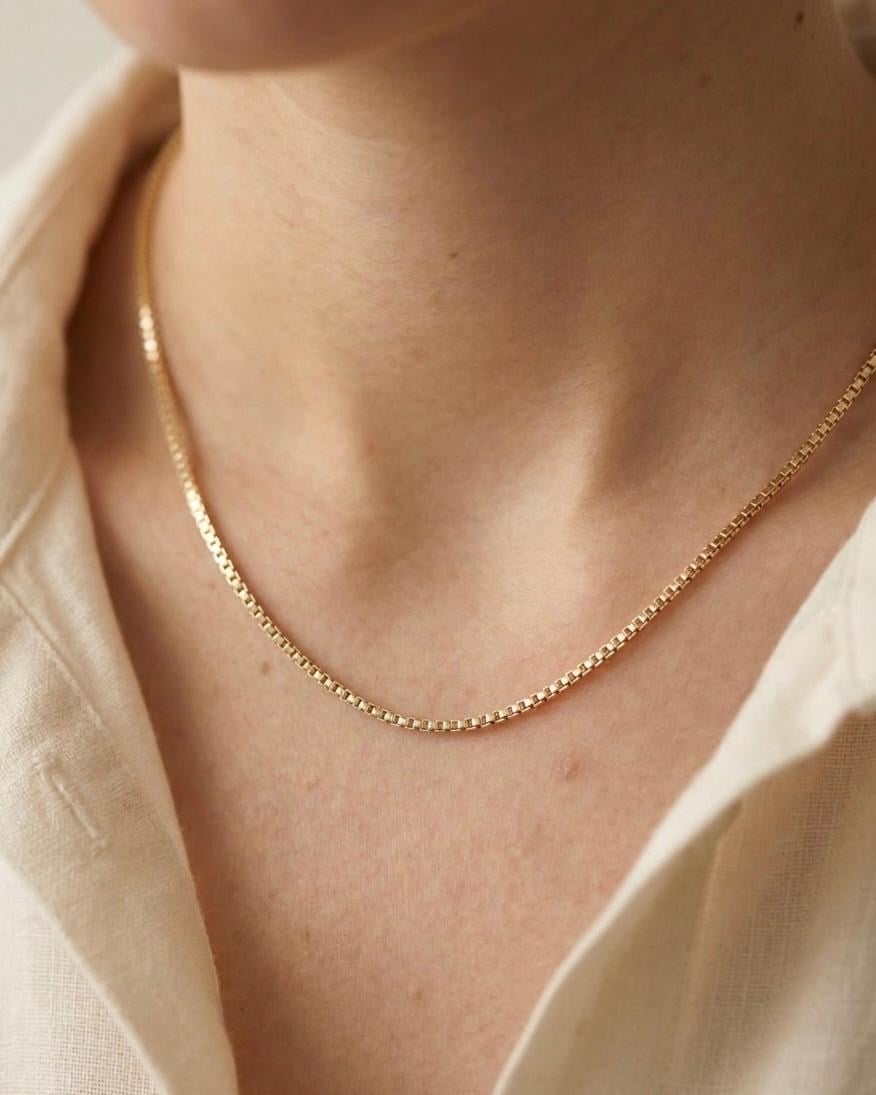 14K Xuping Kare Form Kolye