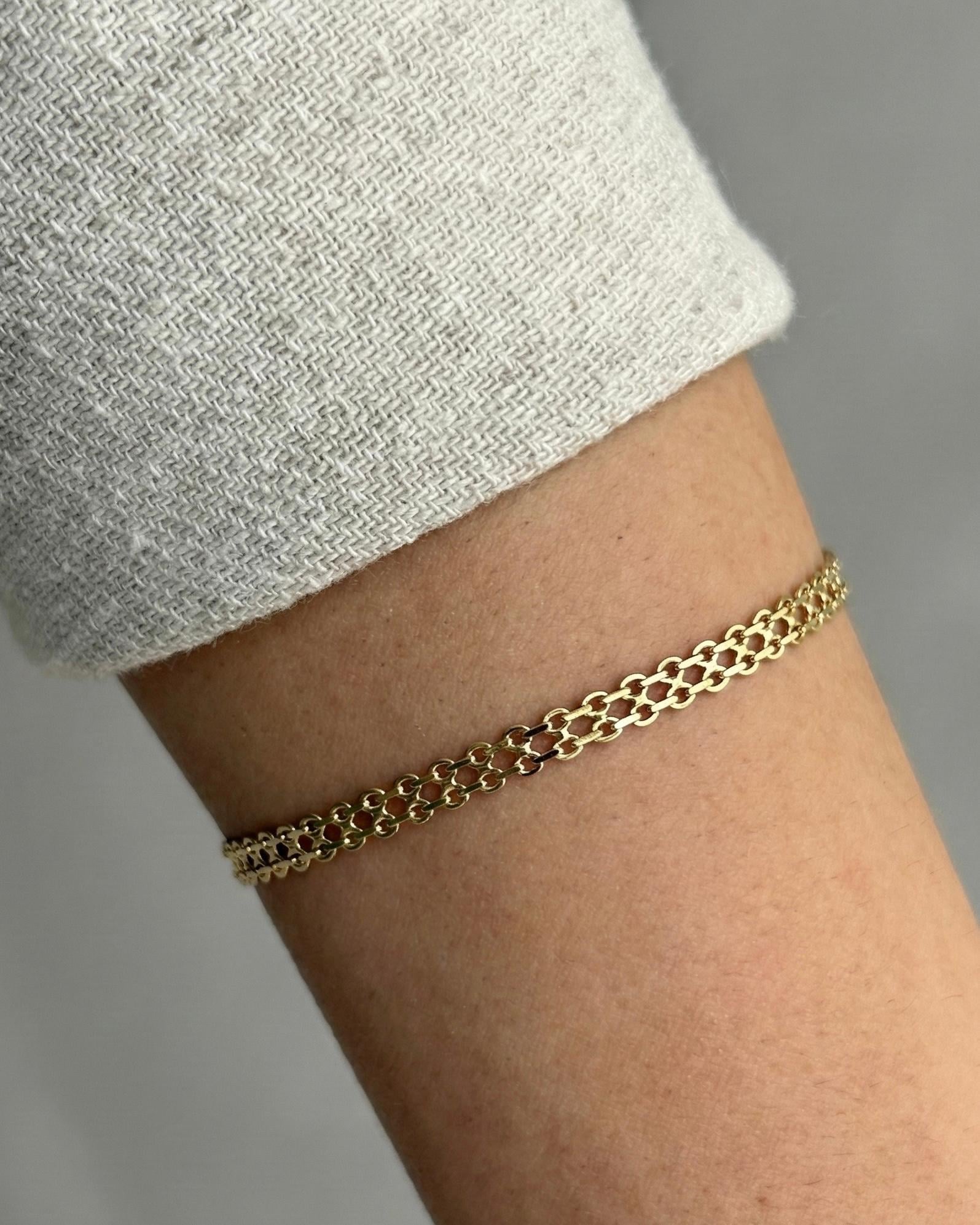 14K Xuping Minimal Zinir Bileklik