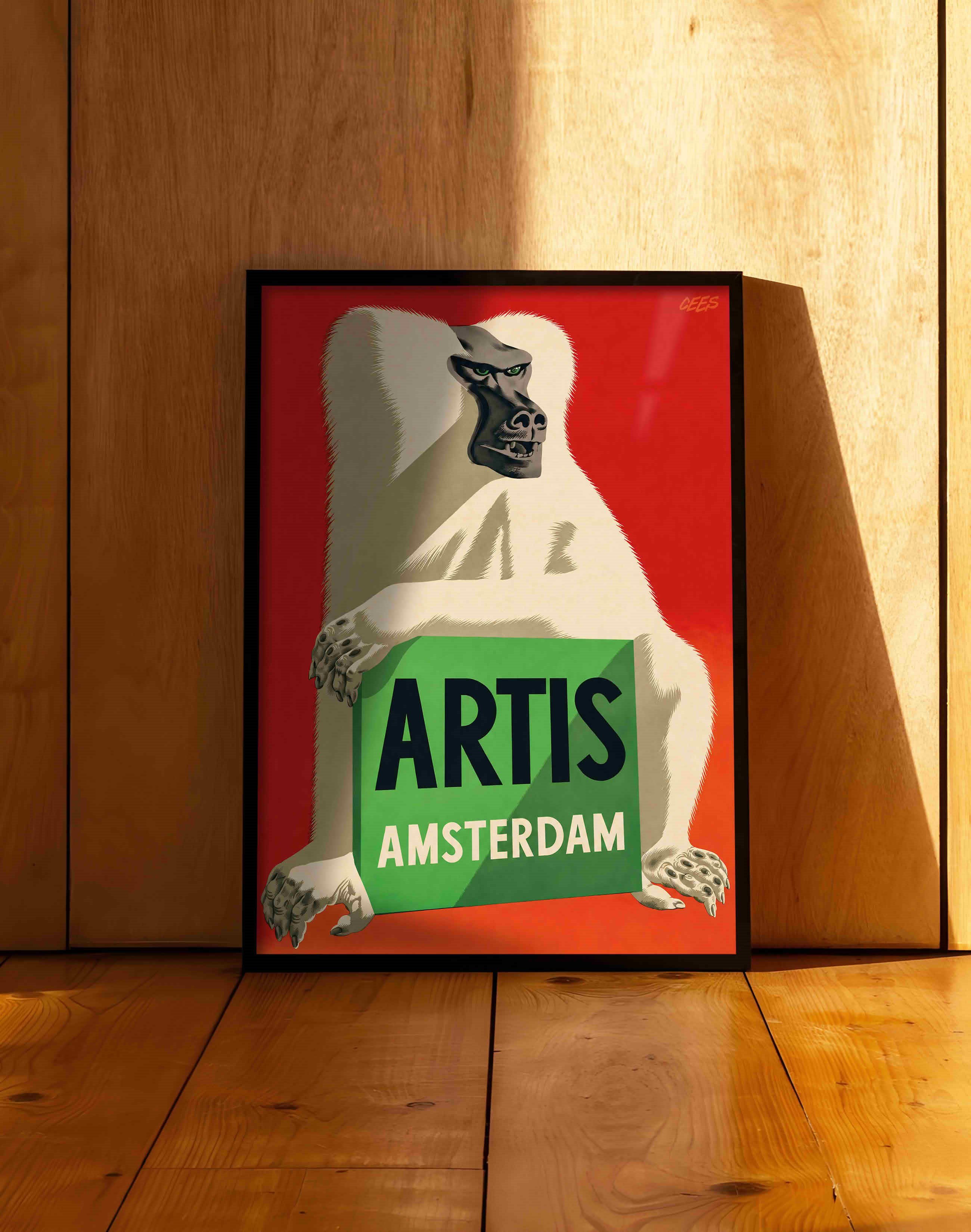 Artis Amsterdam (1947) – Eppo Doeve Hollanda Vintage Reklam Posteri