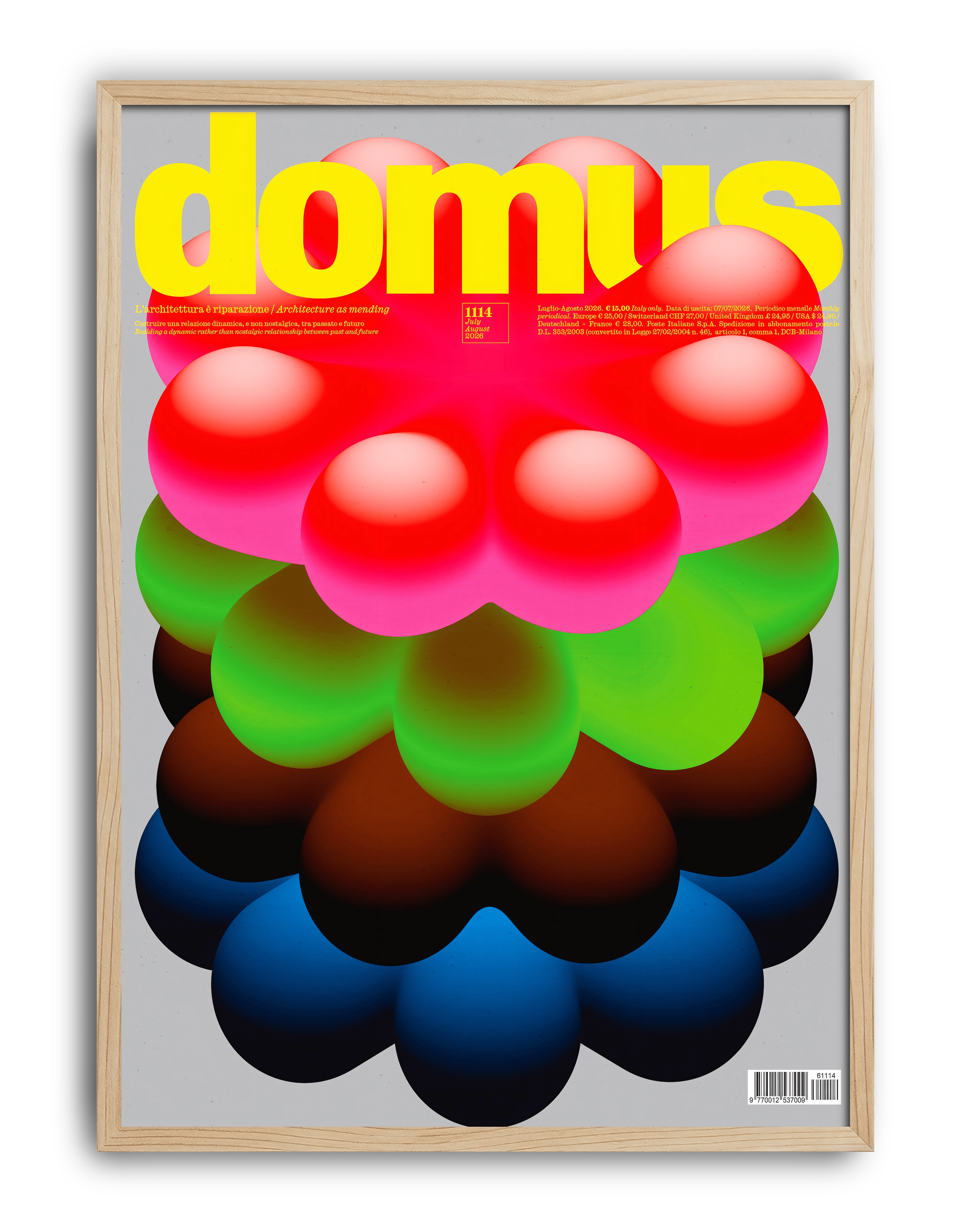 Bubble Bloom Modern Duvar Tablosu – Renkli 3D Çiçek ve Dergi Kapak Poster