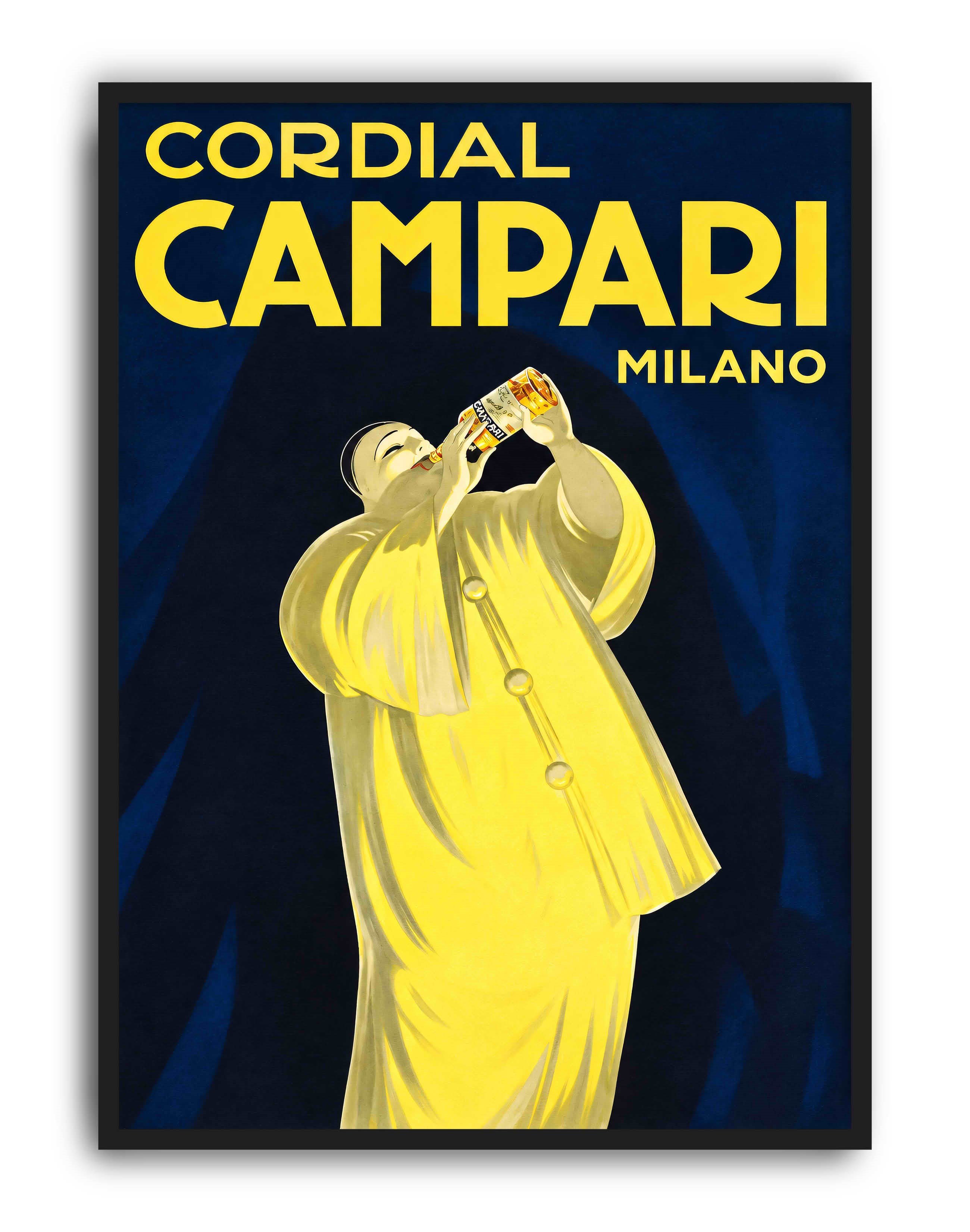 Cordial Campari Milano (1921) – Leonetto Cappiello İtalyan Vintage Reklam Posteri