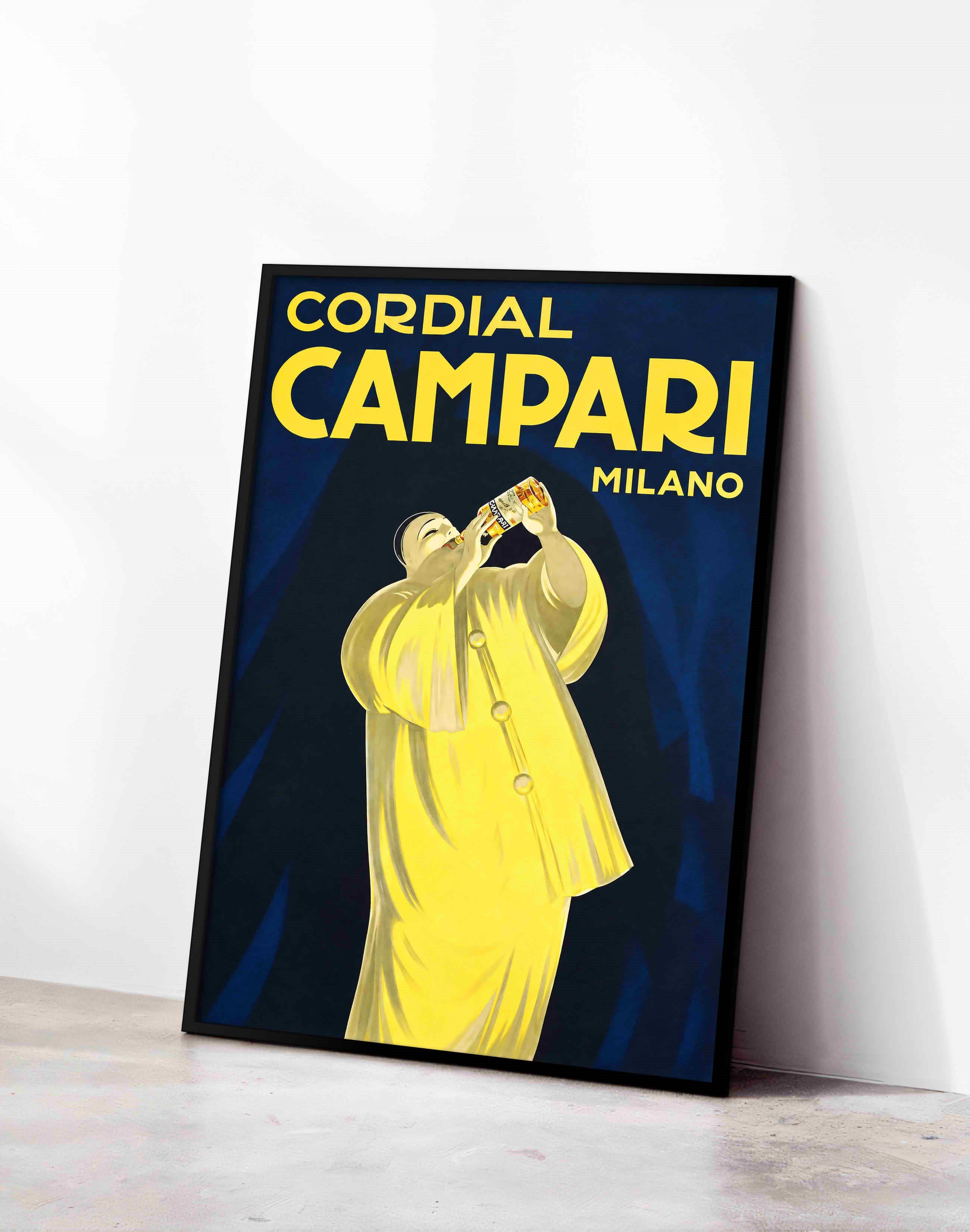 Cordial Campari Milano (1921) – Leonetto Cappiello İtalyan Vintage Reklam Posteri