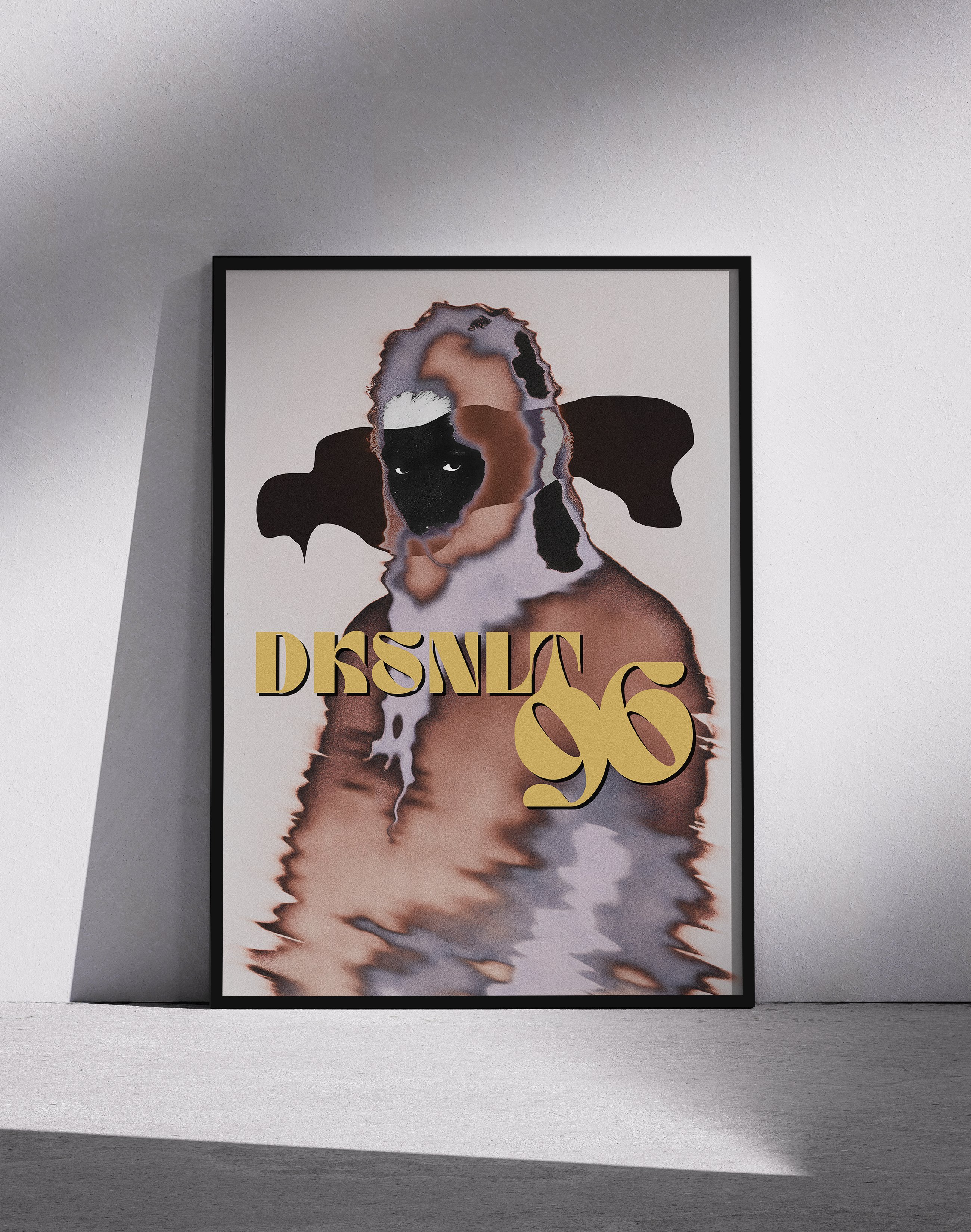 Dusk 96 Modern Duvar Tablosu – Bej Kahve Figüratif Poster