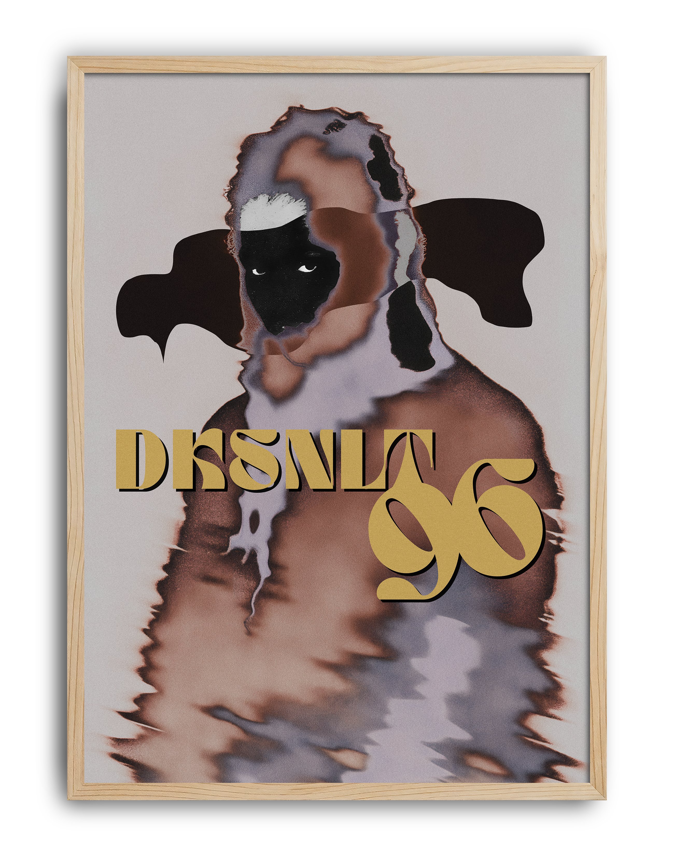 Dusk 96 Modern Duvar Tablosu – Bej Kahve Figüratif Poster