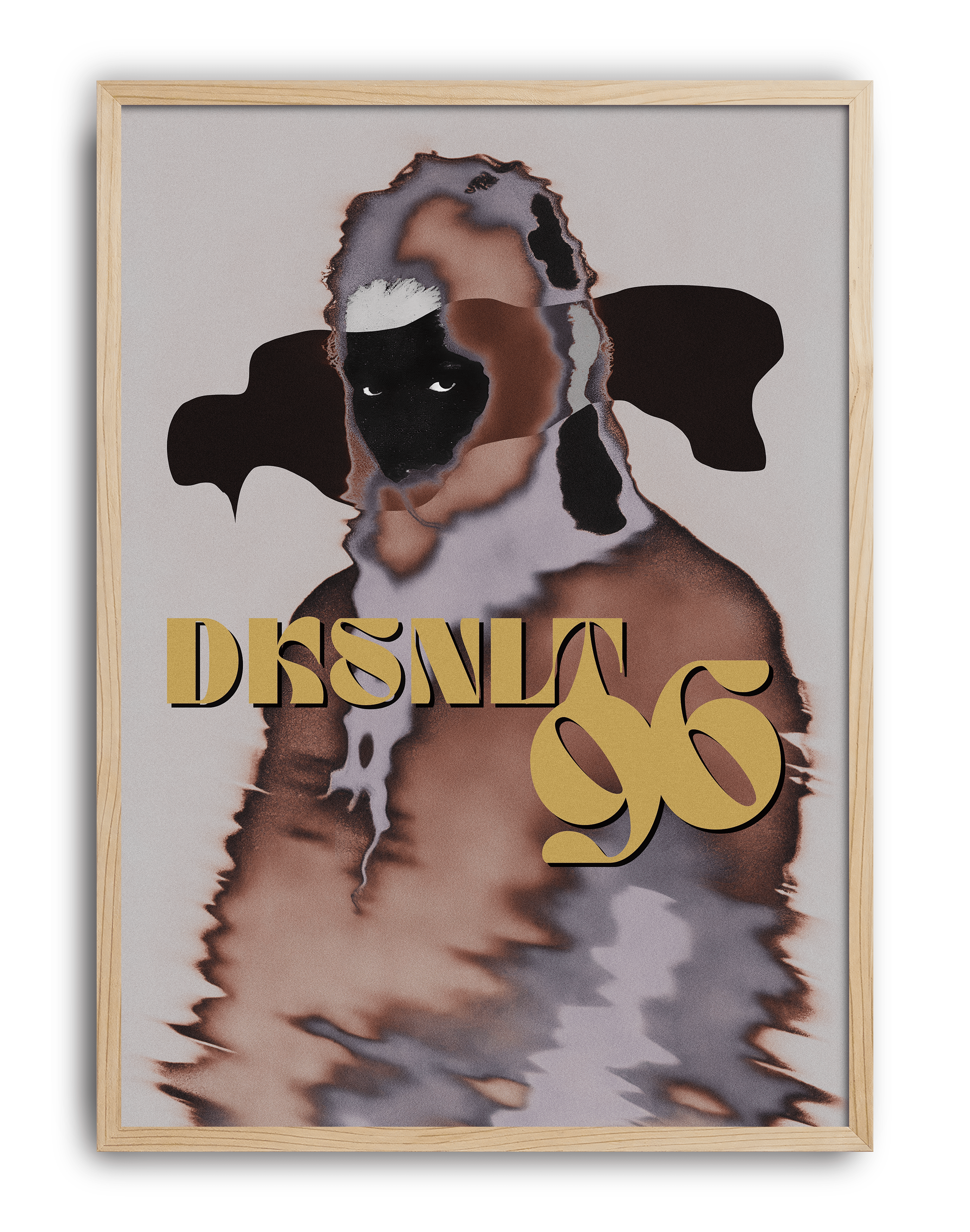 Dusk 96 Modern Duvar Tablosu – Bej Kahve Figüratif Poster