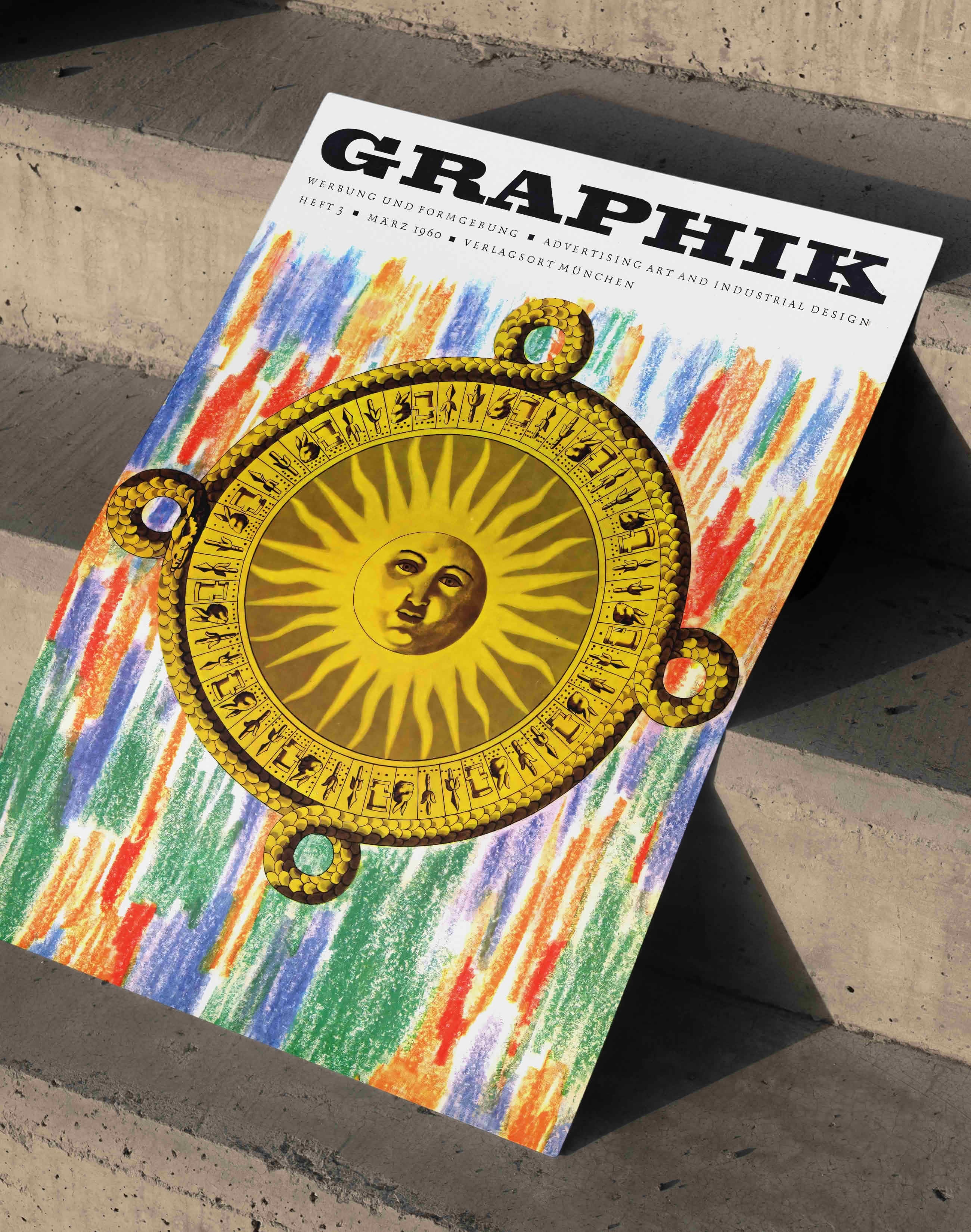Graphik Magazine (1960) – Alman Mid-Century Grafik Tasarım Dergi Kapağı Posteri