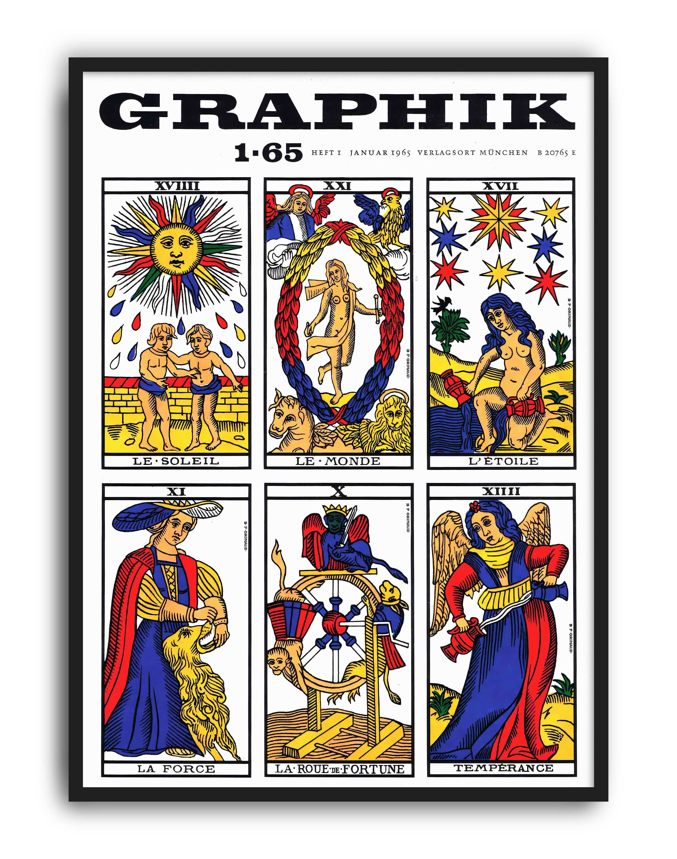 Graphik Magazine (1965) – Alman Mid-Century Grafik Tasarım Dergi Kapağı Posteri
