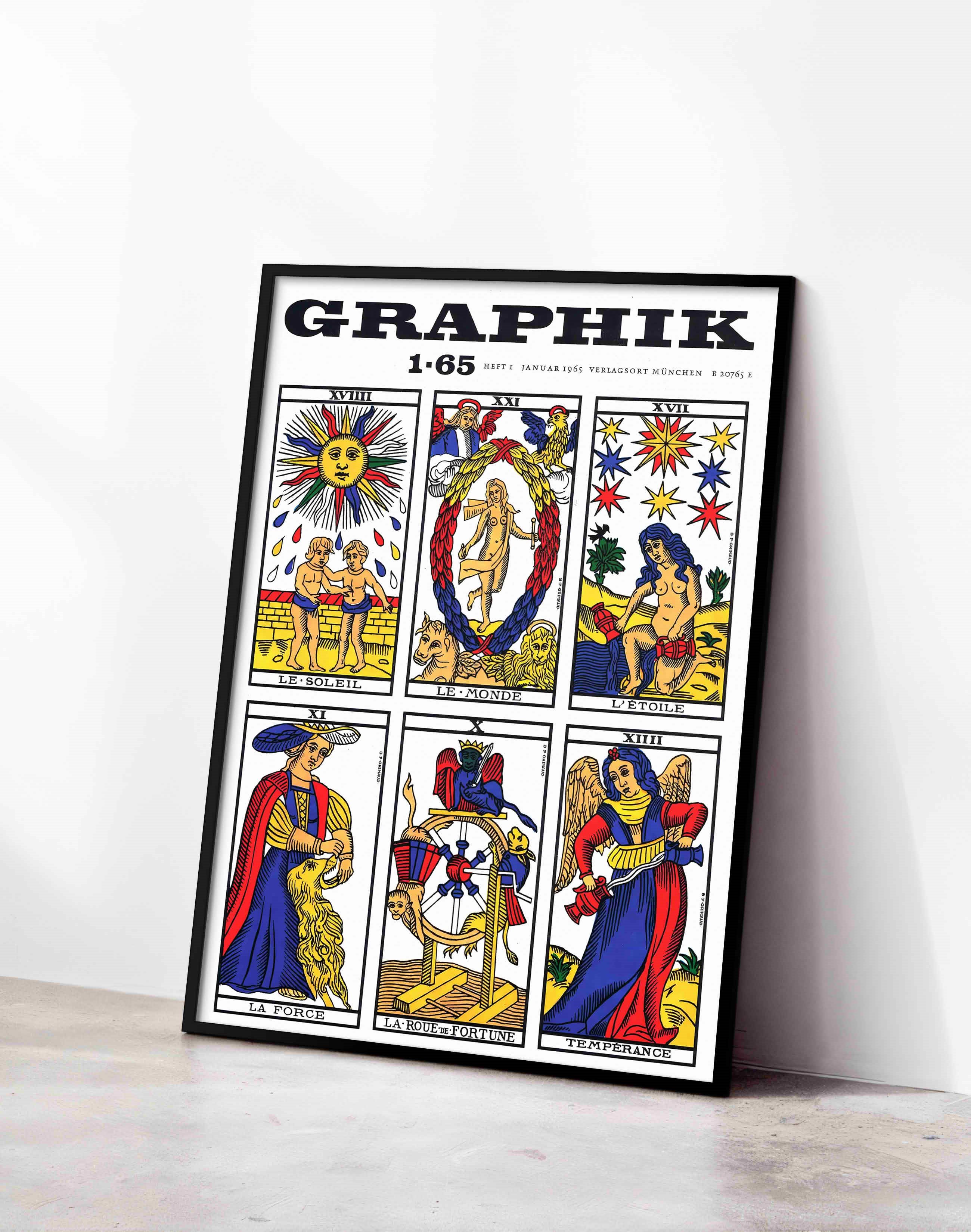 Graphik Magazine (1965) – Alman Mid-Century Grafik Tasarım Dergi Kapağı Posteri