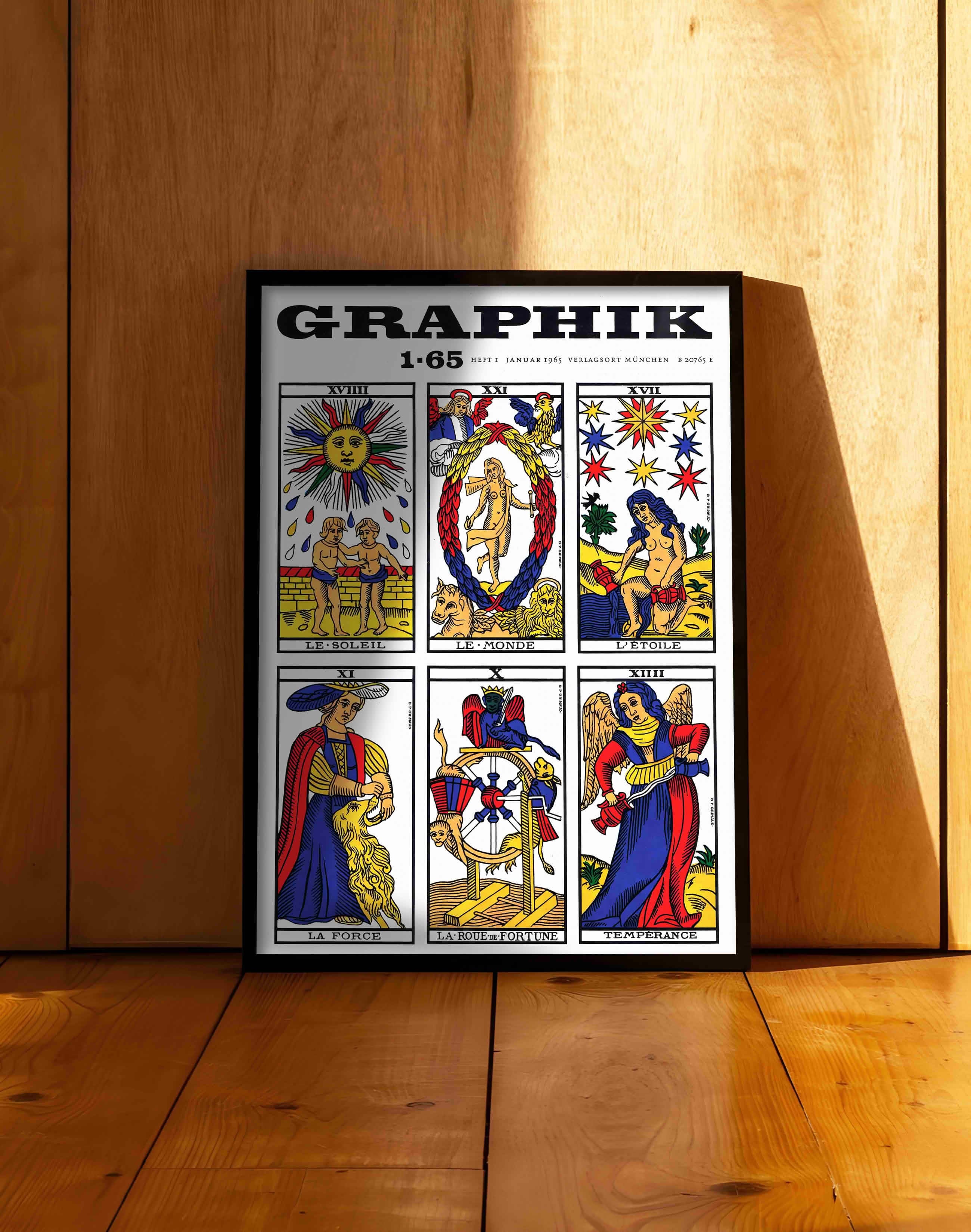Graphik Magazine (1965) – Alman Mid-Century Grafik Tasarım Dergi Kapağı Posteri