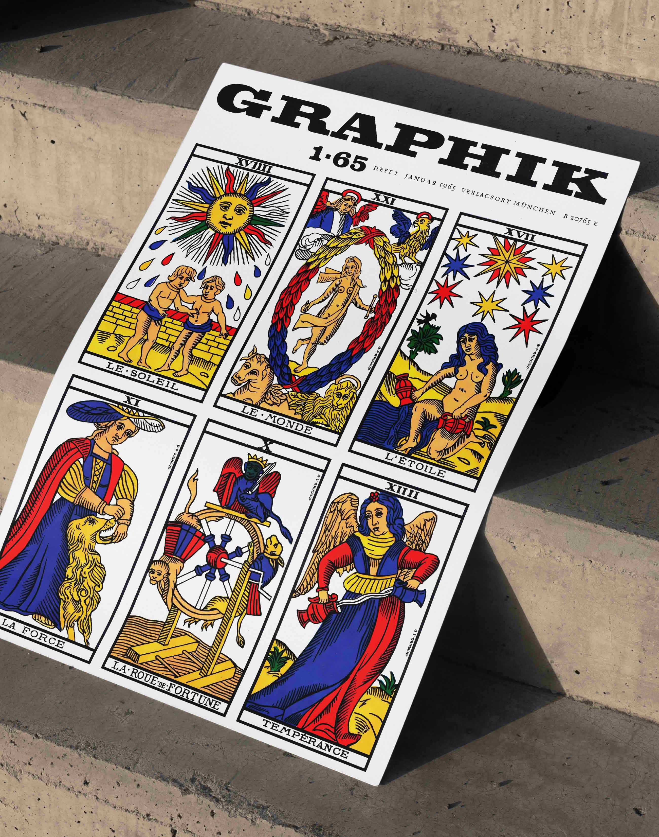 Graphik Magazine (1965) – Alman Mid-Century Grafik Tasarım Dergi Kapağı Posteri
