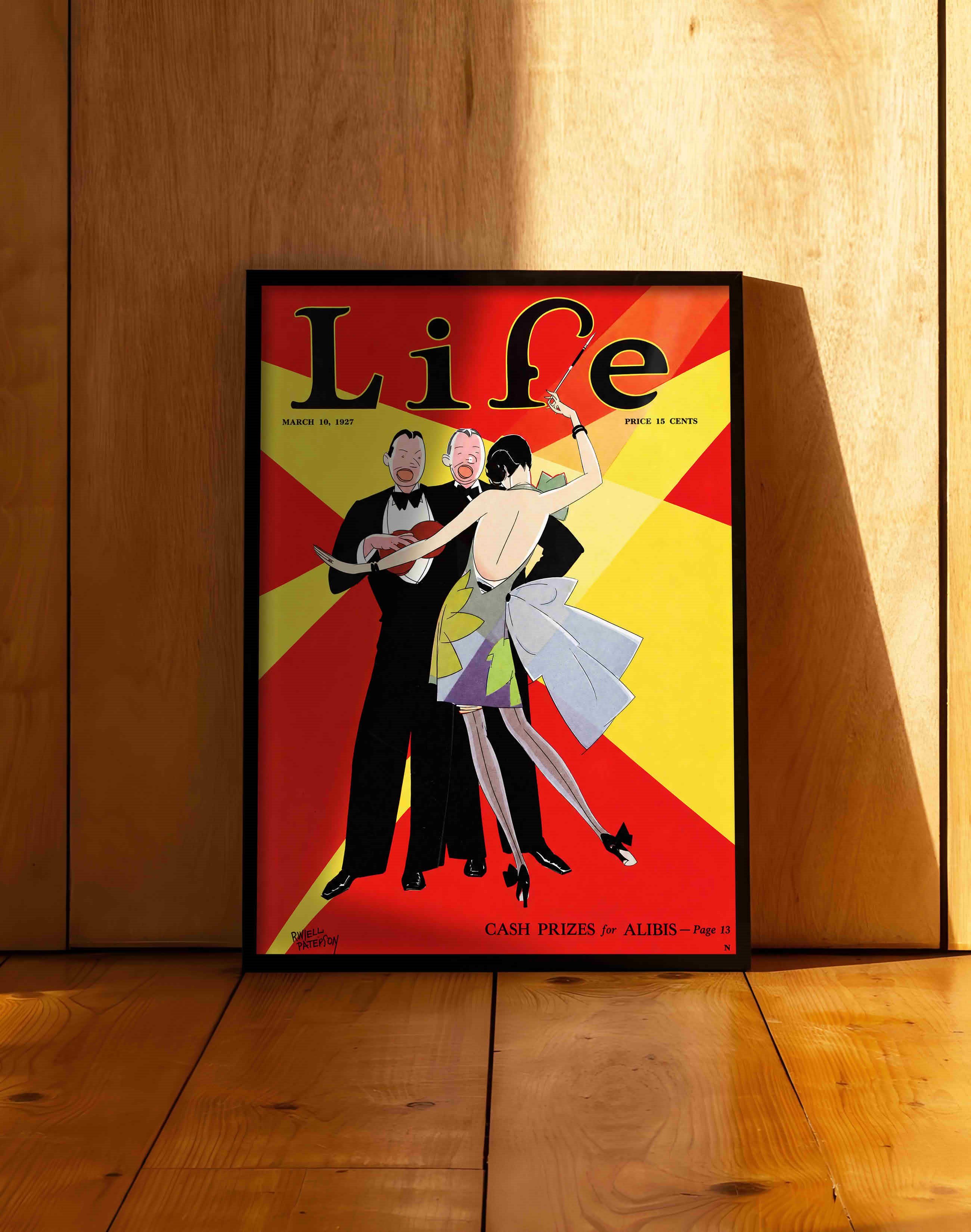 Life Magazine (1927) – Russell Patterson Amerikan Vintage Dergi Kapağı  Posteri