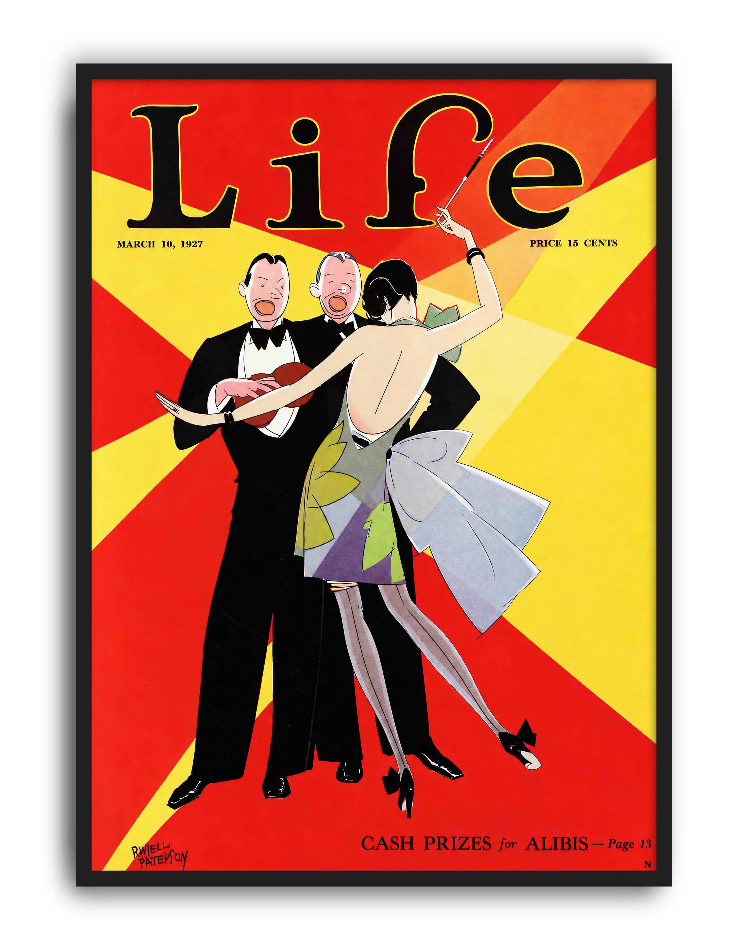Life Magazine (1927) – Russell Patterson Amerikan Vintage Dergi Kapağı  Posteri