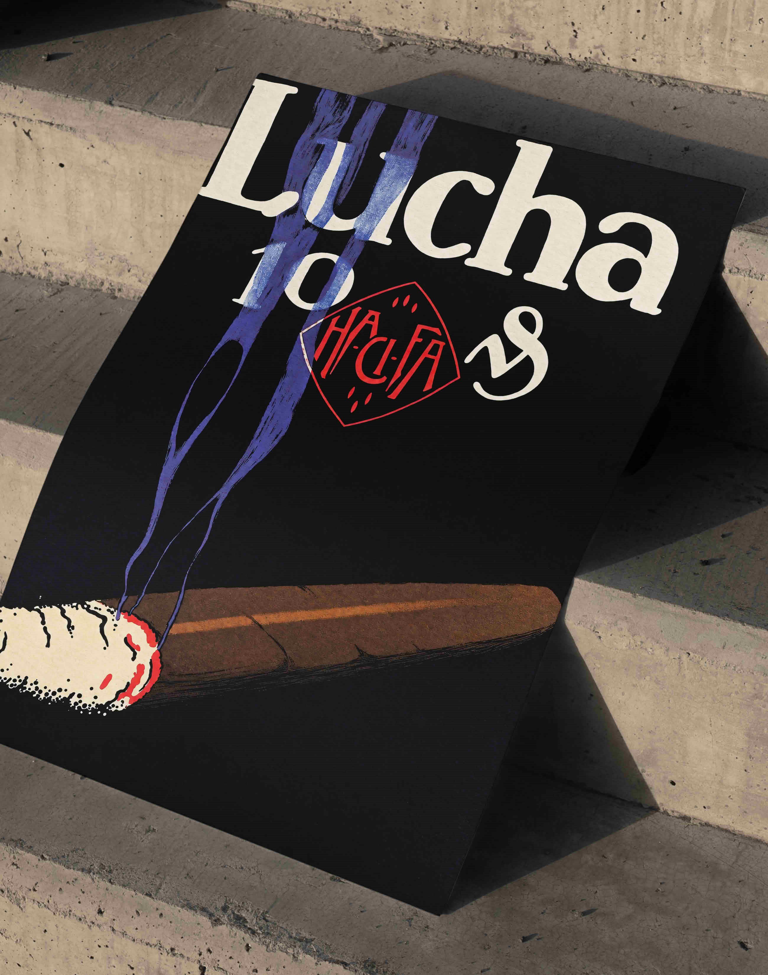 Lucha Cigars (1919) – Lucian Bernhard Alman Vintage Puro Reklam Posteri
