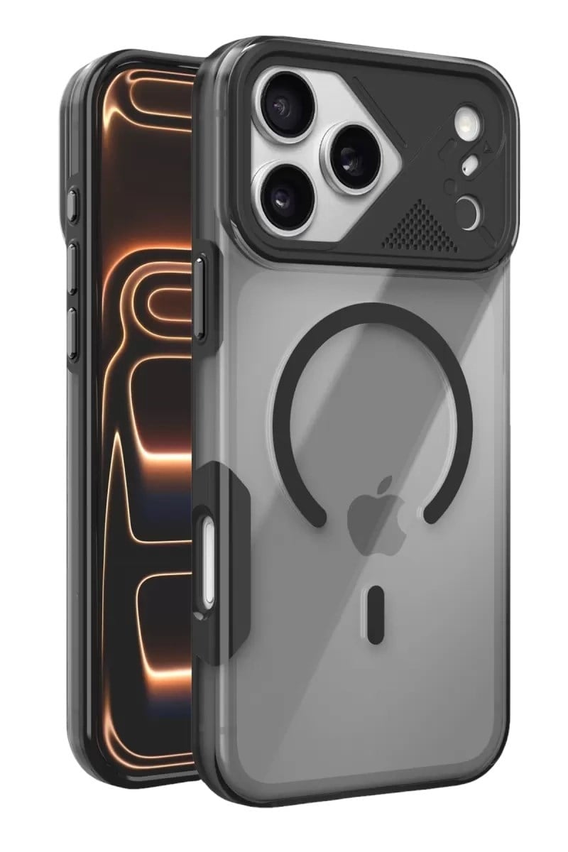 Mey İthalat®   iPhone 17 Pro Max Zinko Magsafe Kapak - Siyah