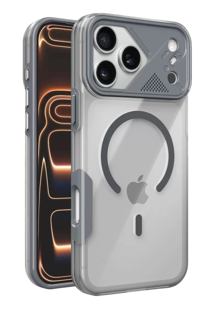 Mey İthalat®   iPhone 17 Pro Max Zinko Magsafe Kapak - Titan Gri