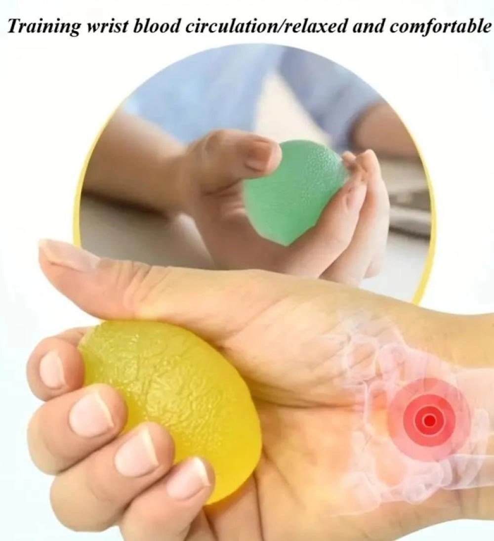 Mey İthalat® Silikon El Egzersiz Topu | Dayanıklı, Ergonomik ve Rahat Kullanım