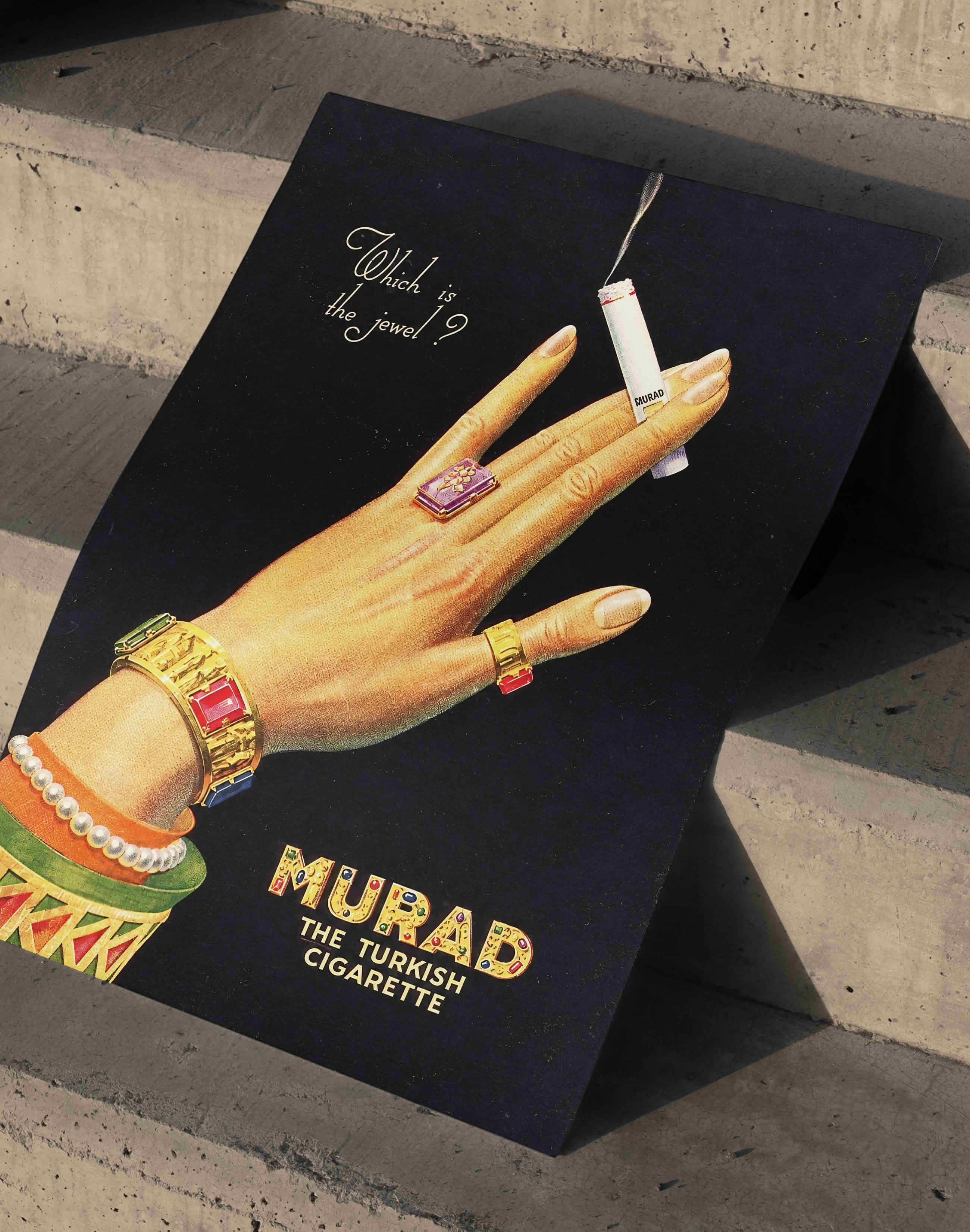Murad Cigarettes (1920) – Amerikan Art Deco Vintage Reklam Posteri