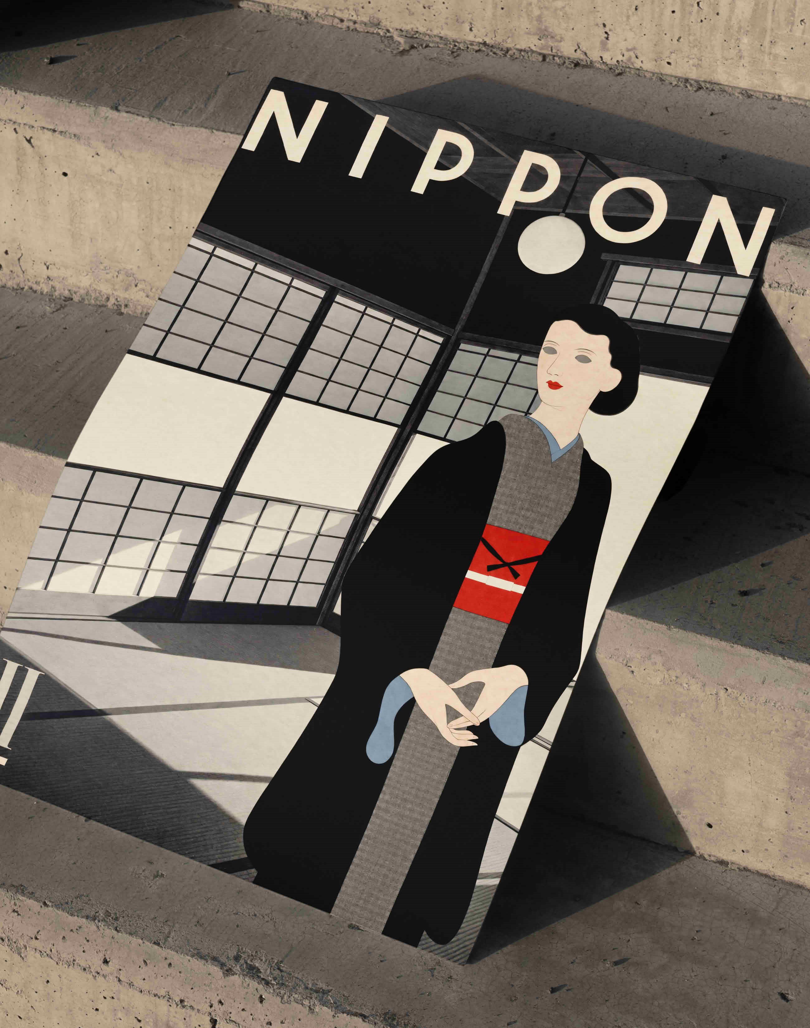 Nippon Magazine Vol.11 (1935) – Kōno Takashi Japon Vintage Dergi Kapağı Posteri