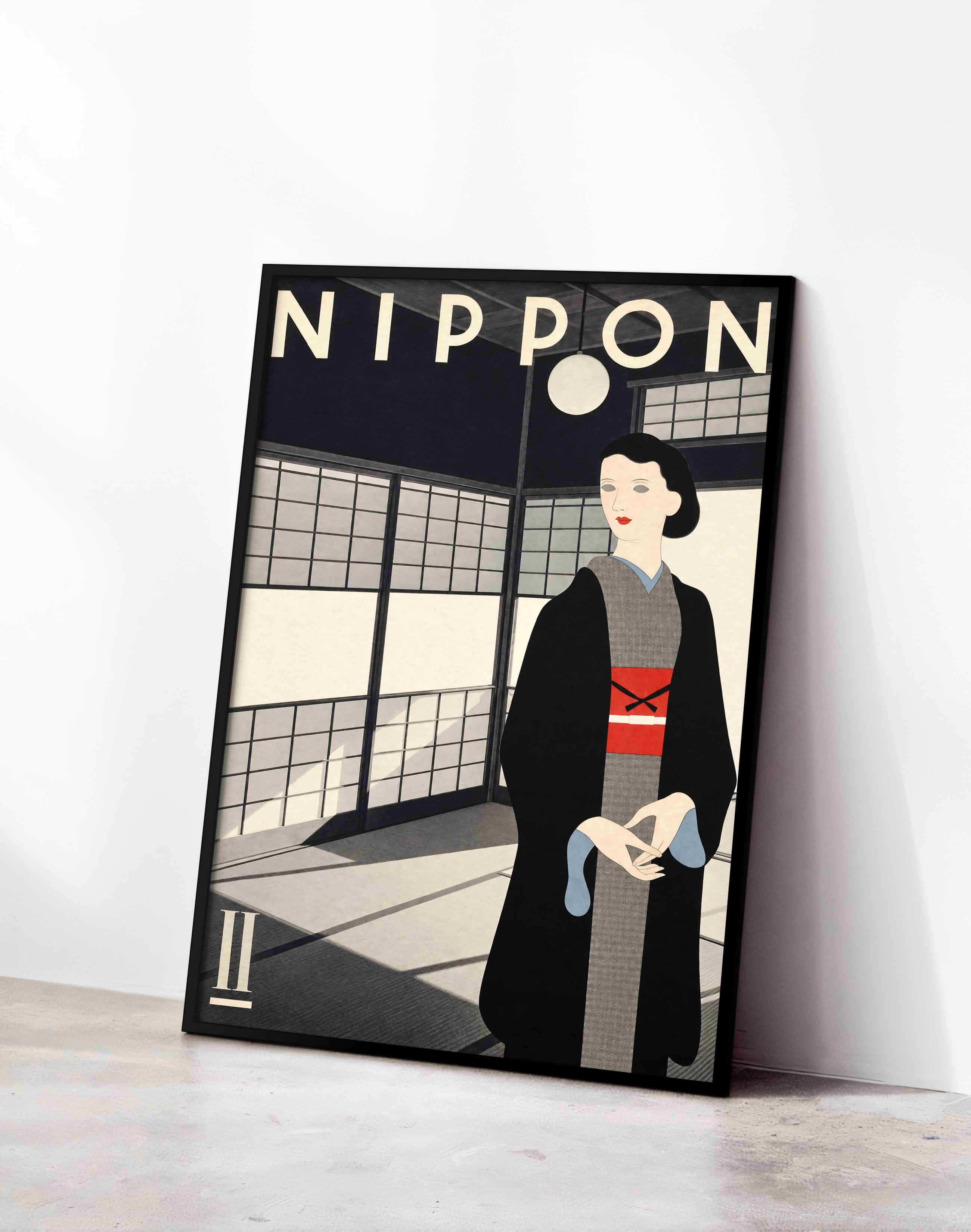Nippon Magazine Vol.11 (1935) – Kōno Takashi Japon Vintage Dergi Kapağı Posteri