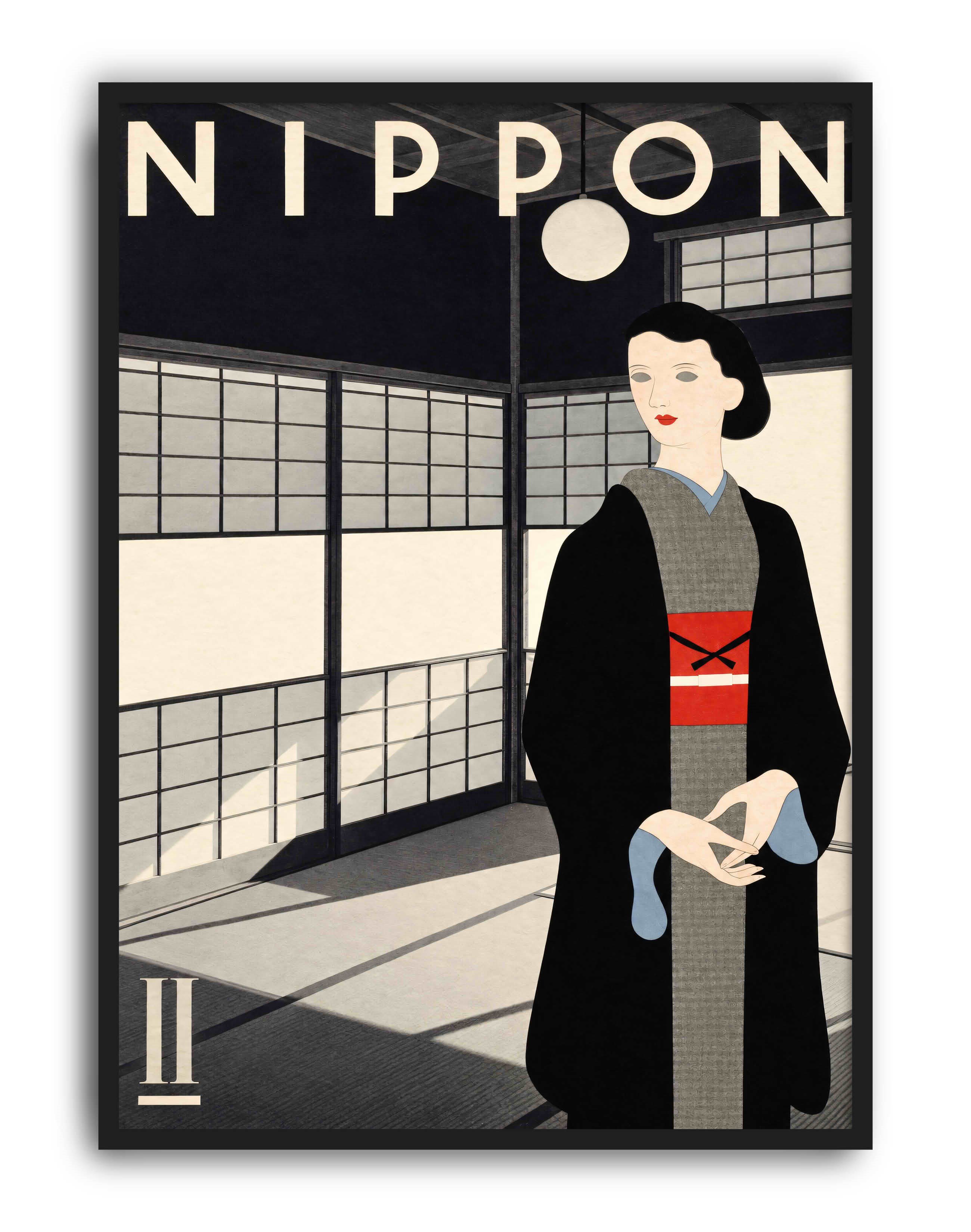 Nippon Magazine Vol.11 (1935) – Kōno Takashi Japon Vintage Dergi Kapağı Posteri