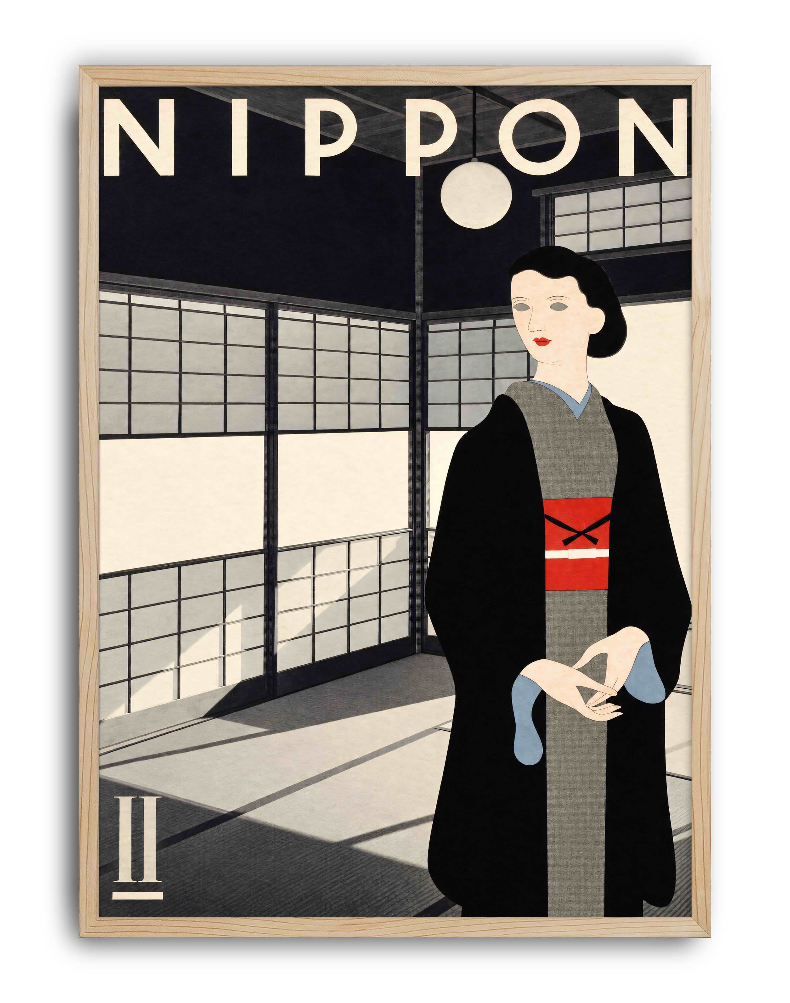 Nippon Magazine Vol.11 (1935) – Kōno Takashi Japon Vintage Dergi Kapağı Posteri