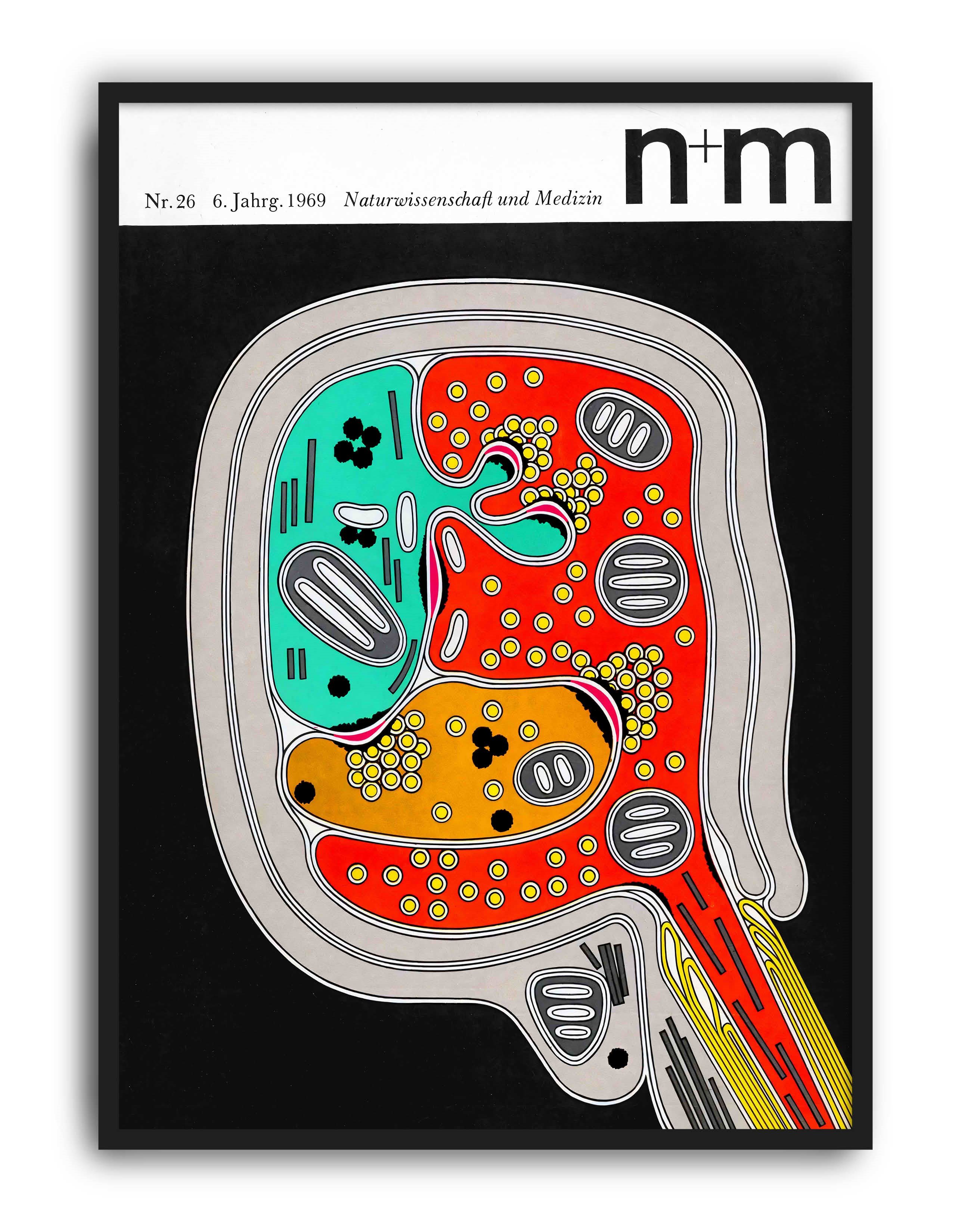N+M No.26 (1969) – Erwin Poell Alman Mid-Century Grafik Tasarım Posteri