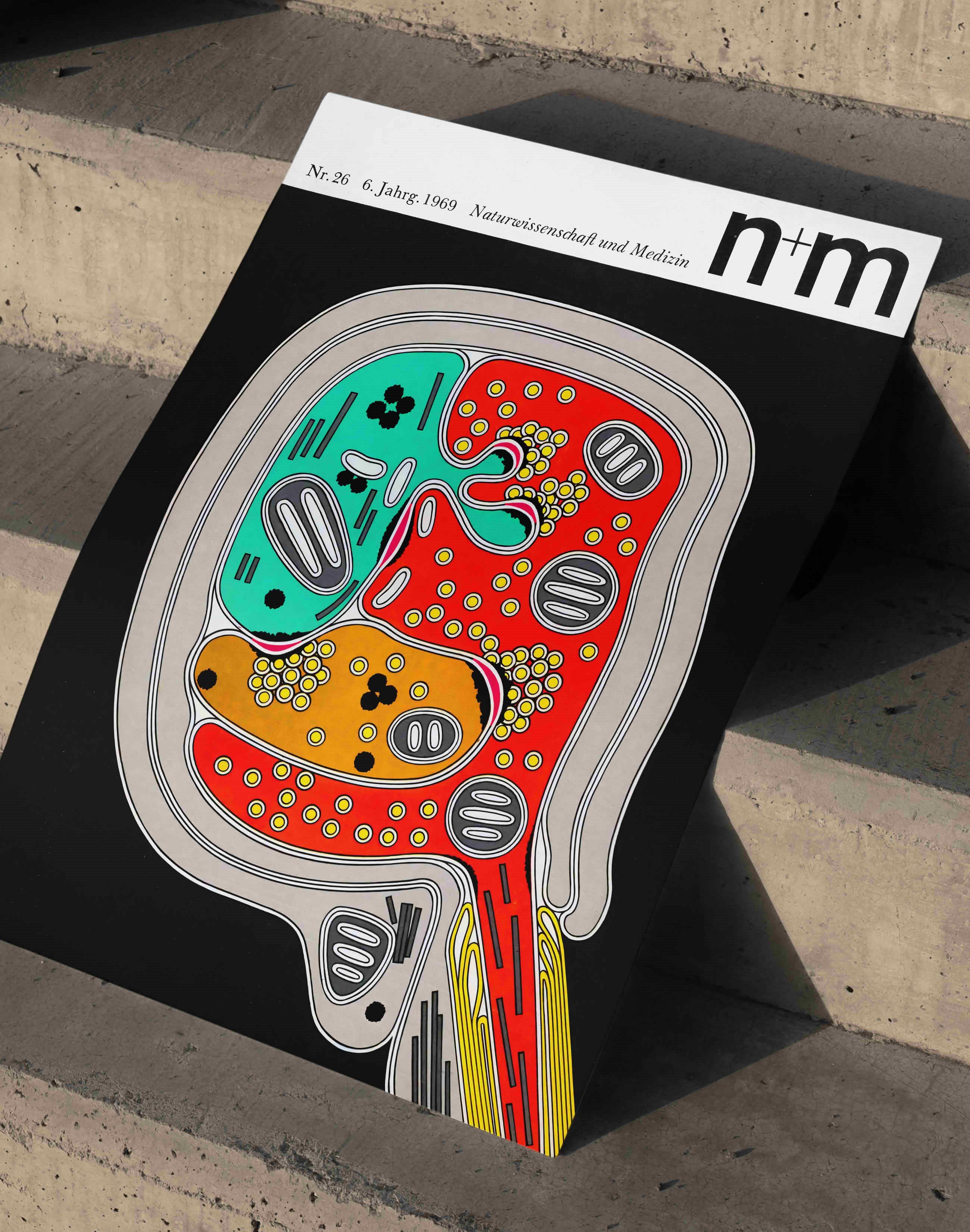 N+M No.26 (1969) – Erwin Poell Alman Mid-Century Grafik Tasarım Posteri