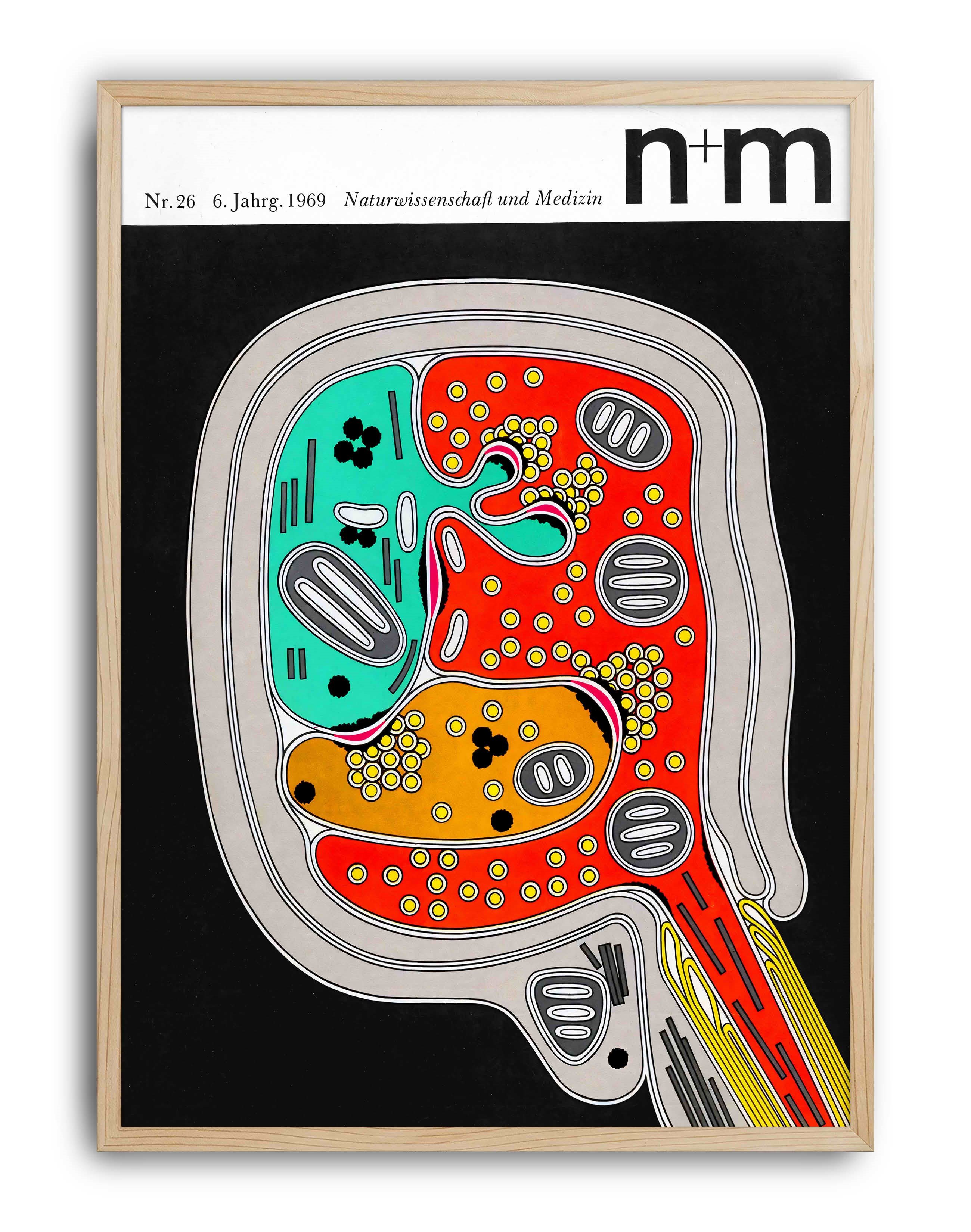 N+M No.26 (1969) – Erwin Poell Alman Mid-Century Grafik Tasarım Posteri