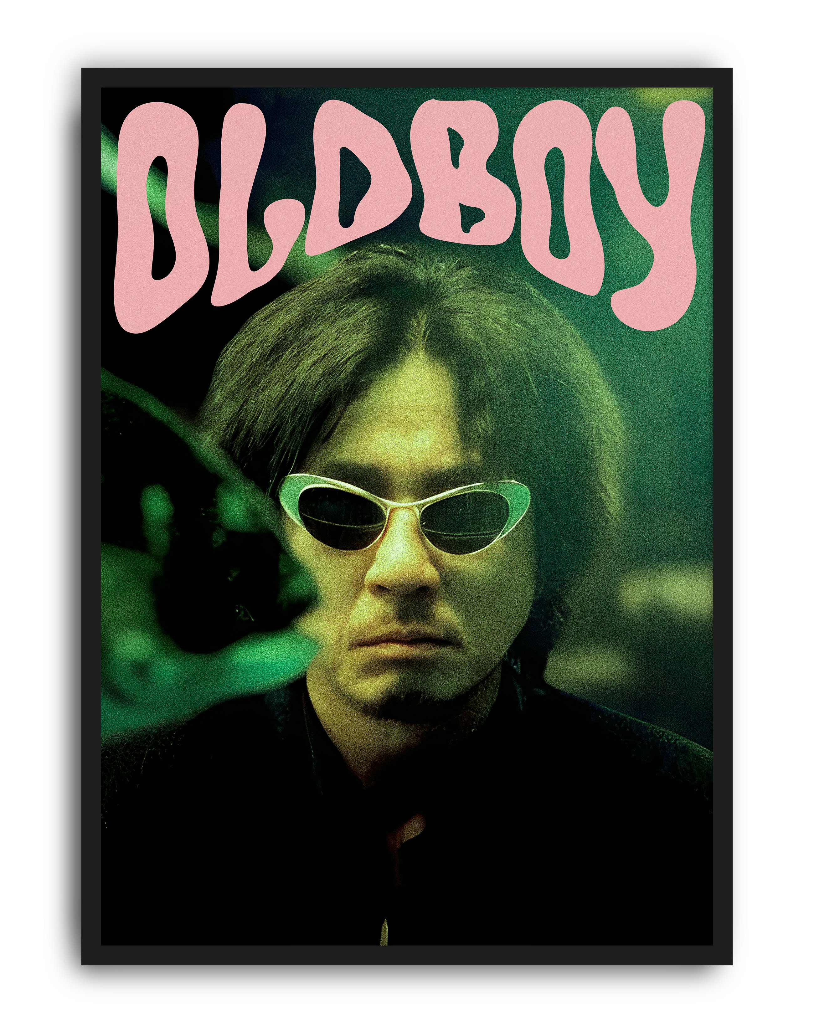 Oldboy Cult Cinema Duvar Tablosu – Yeşil Siyah Film Poster