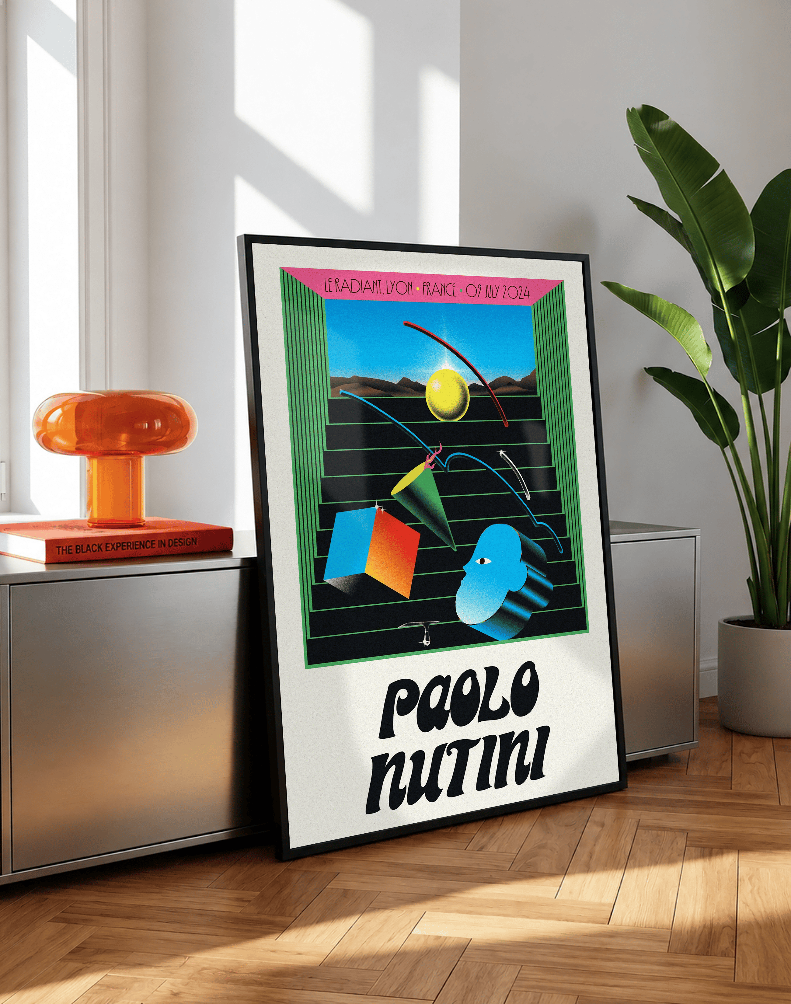 Paolo Nutini Retro Konser Duvar Tablosu – Renkli Vintage Poster