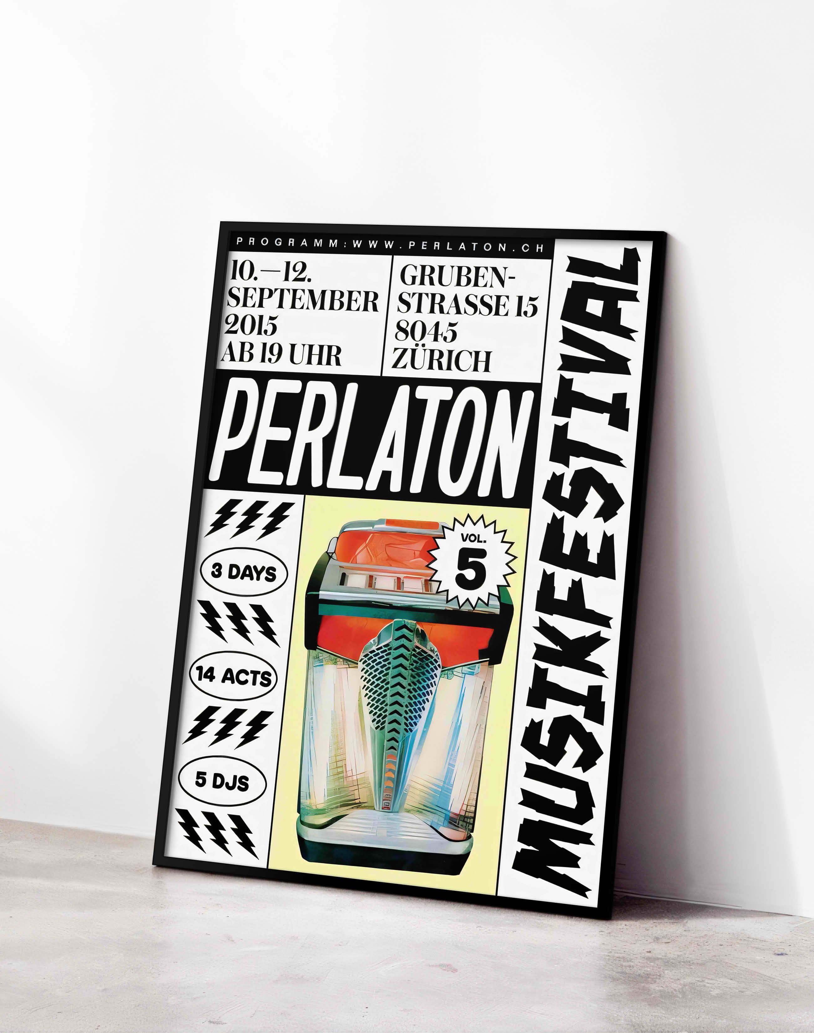 Perlaton Jukebox Modern Duvar Tablosu - Siyah Beyaz Retro Müzik Poster