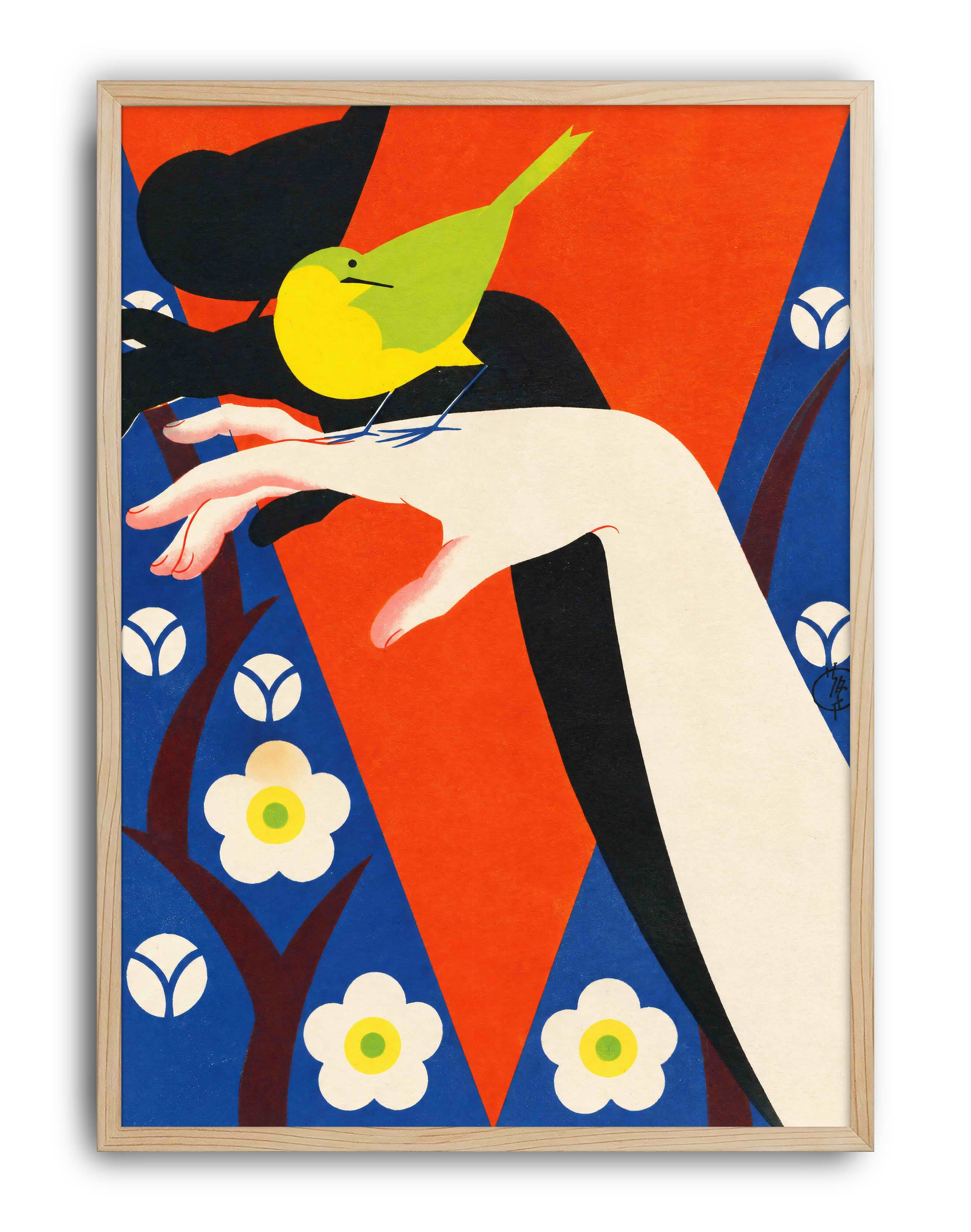 Showa Modern Art (1920–30) – Japon Vintage Grafik Tasarım Posteri