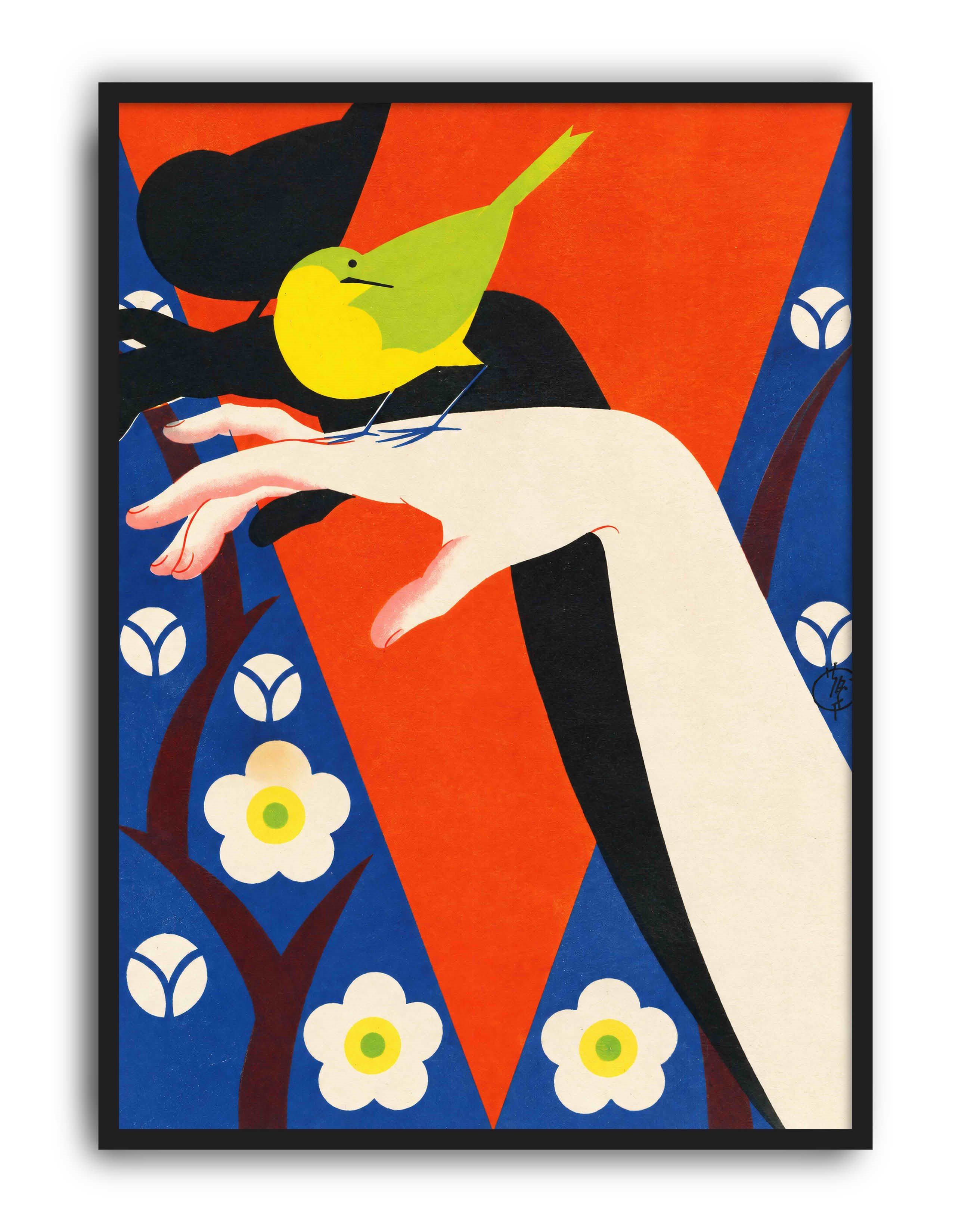 Showa Modern Art (1920–30) – Japon Vintage Grafik Tasarım Posteri