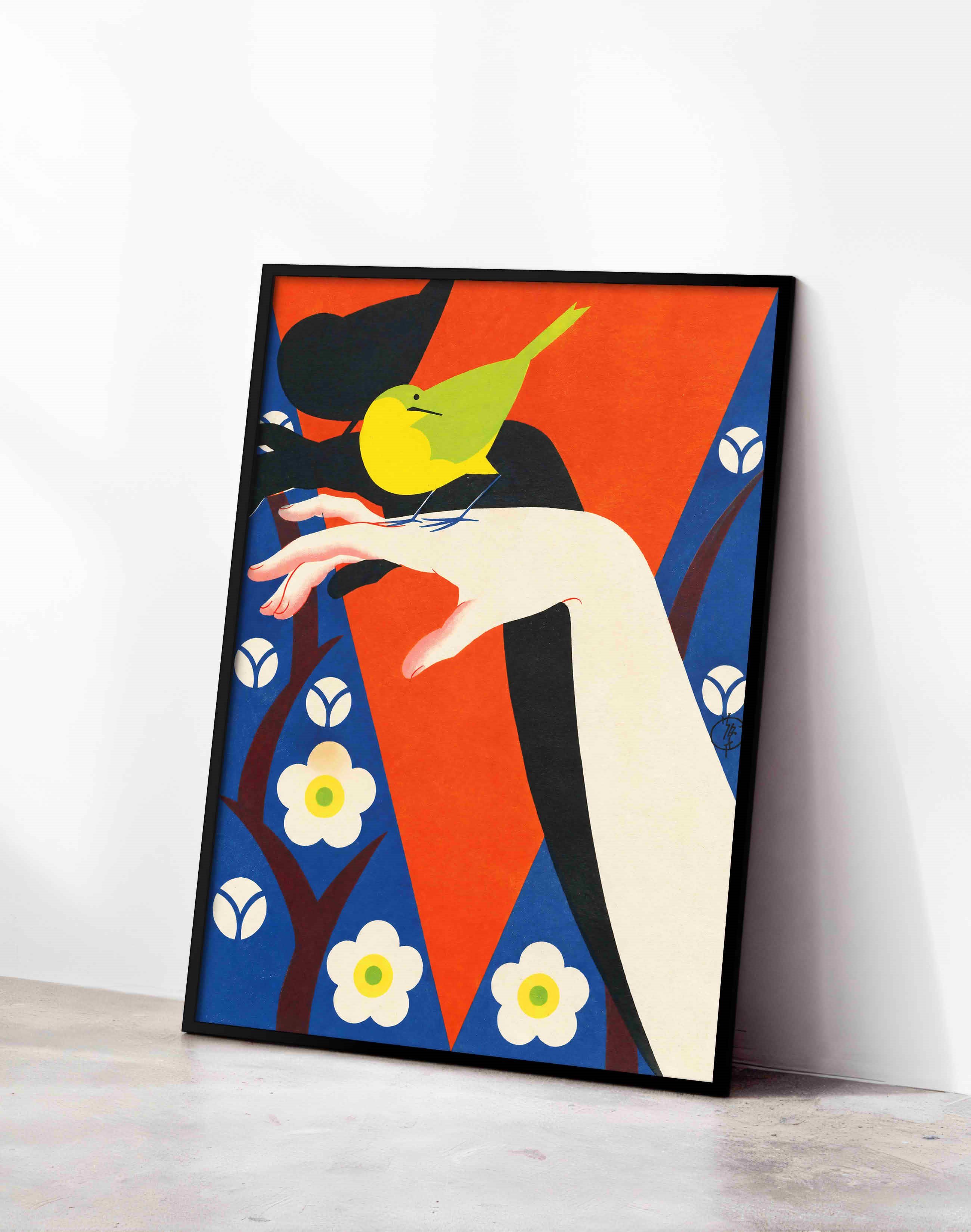 Showa Modern Art (1920–30) – Japon Vintage Grafik Tasarım Posteri