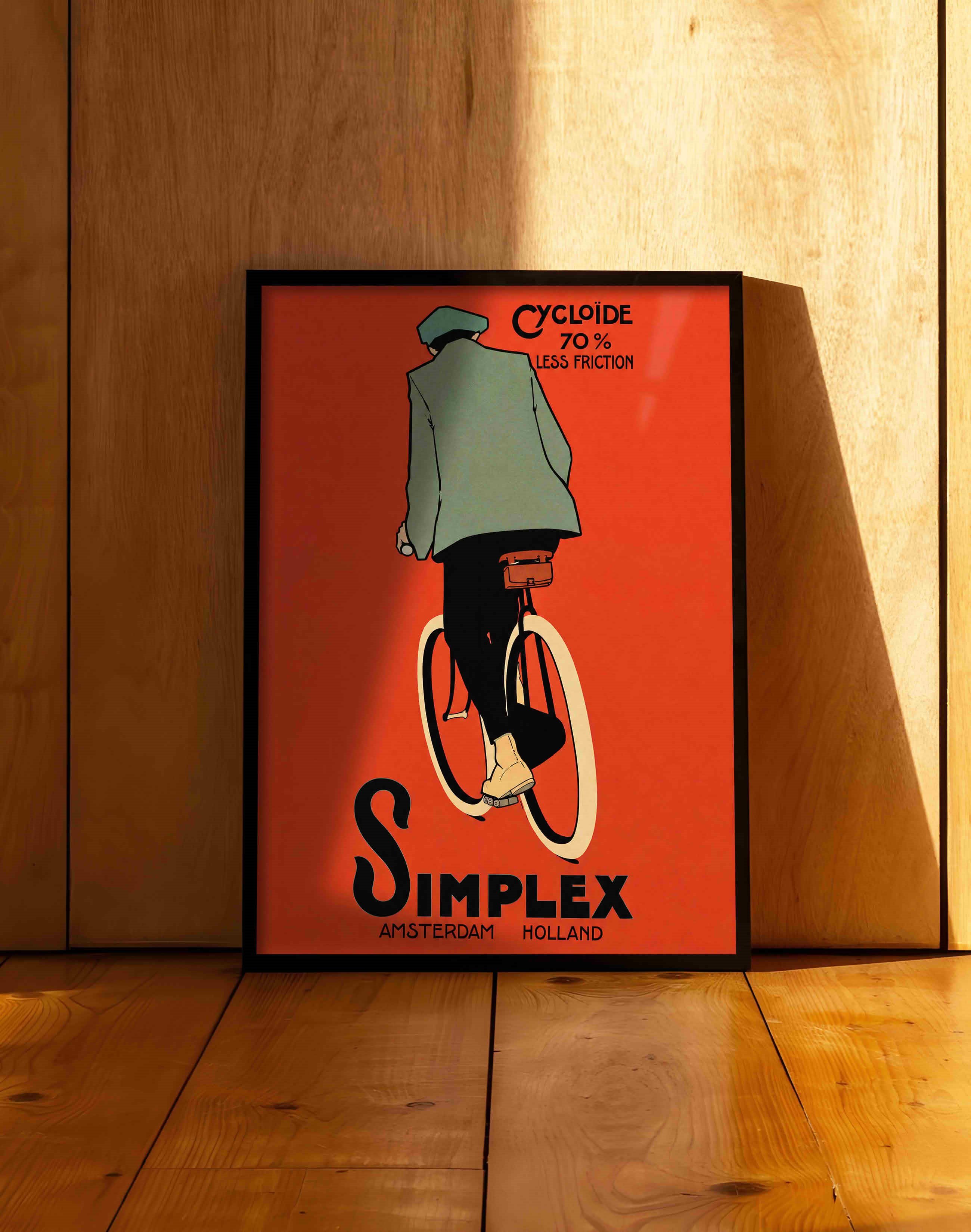 Simplex Holland (1920) – Charles Verschuuren Art Deco Vintage Reklam Posteri