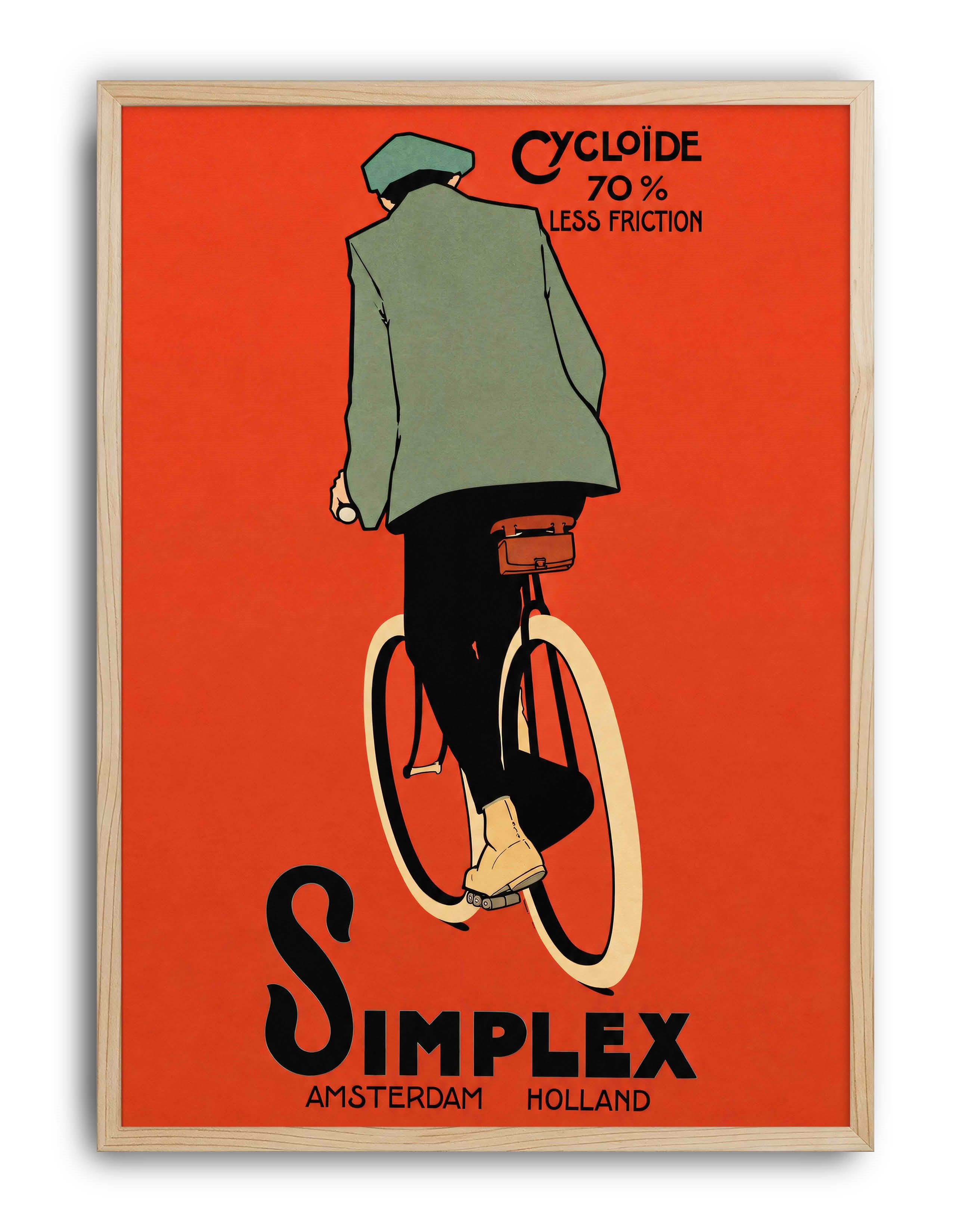 S!mplex Holland (1920) – Charles Verschuuren Art Deco V!ntage Reklam Posteri
