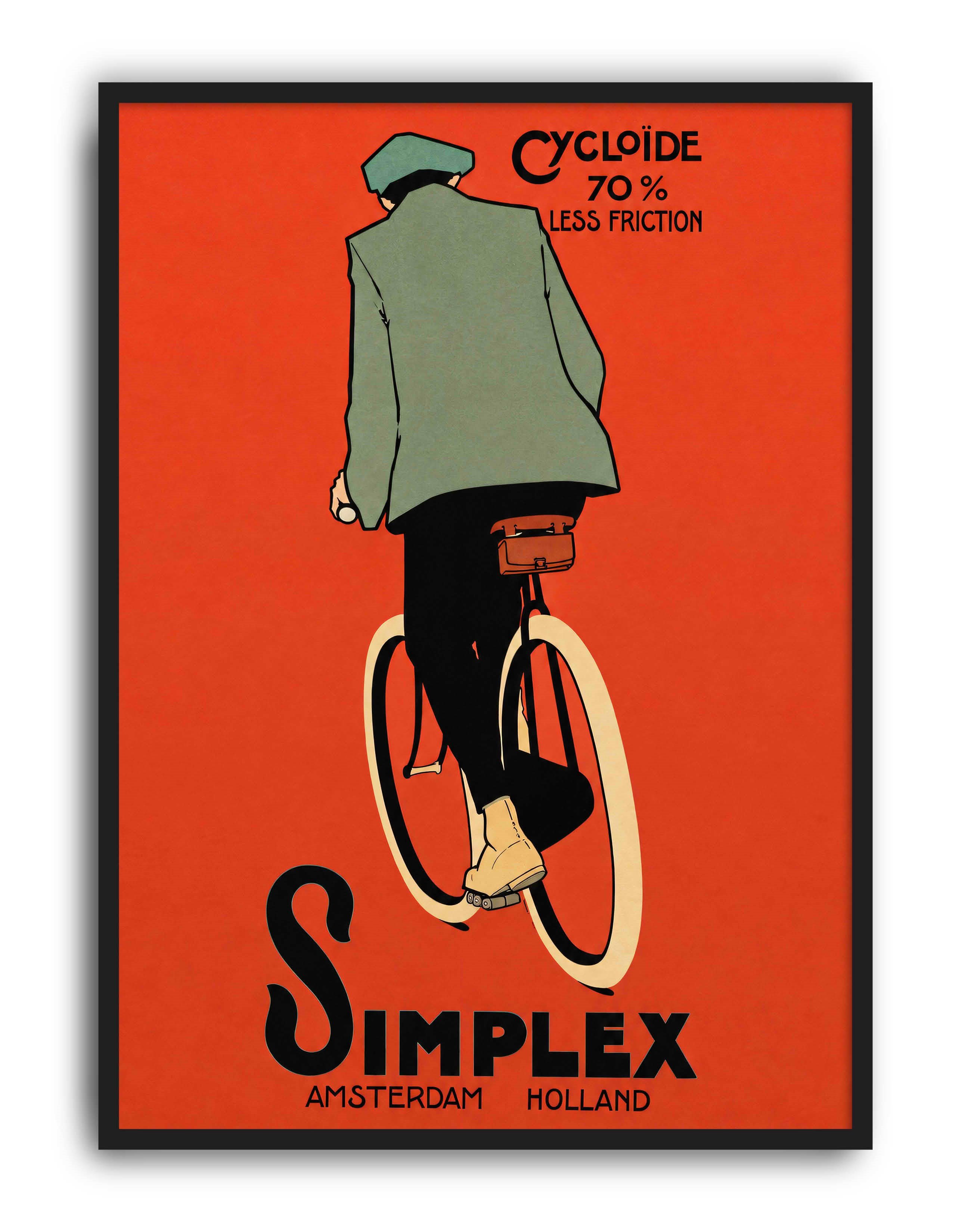 S!mplex Holland (1920) – Charles Verschuuren Art Deco V!ntage Reklam Posteri